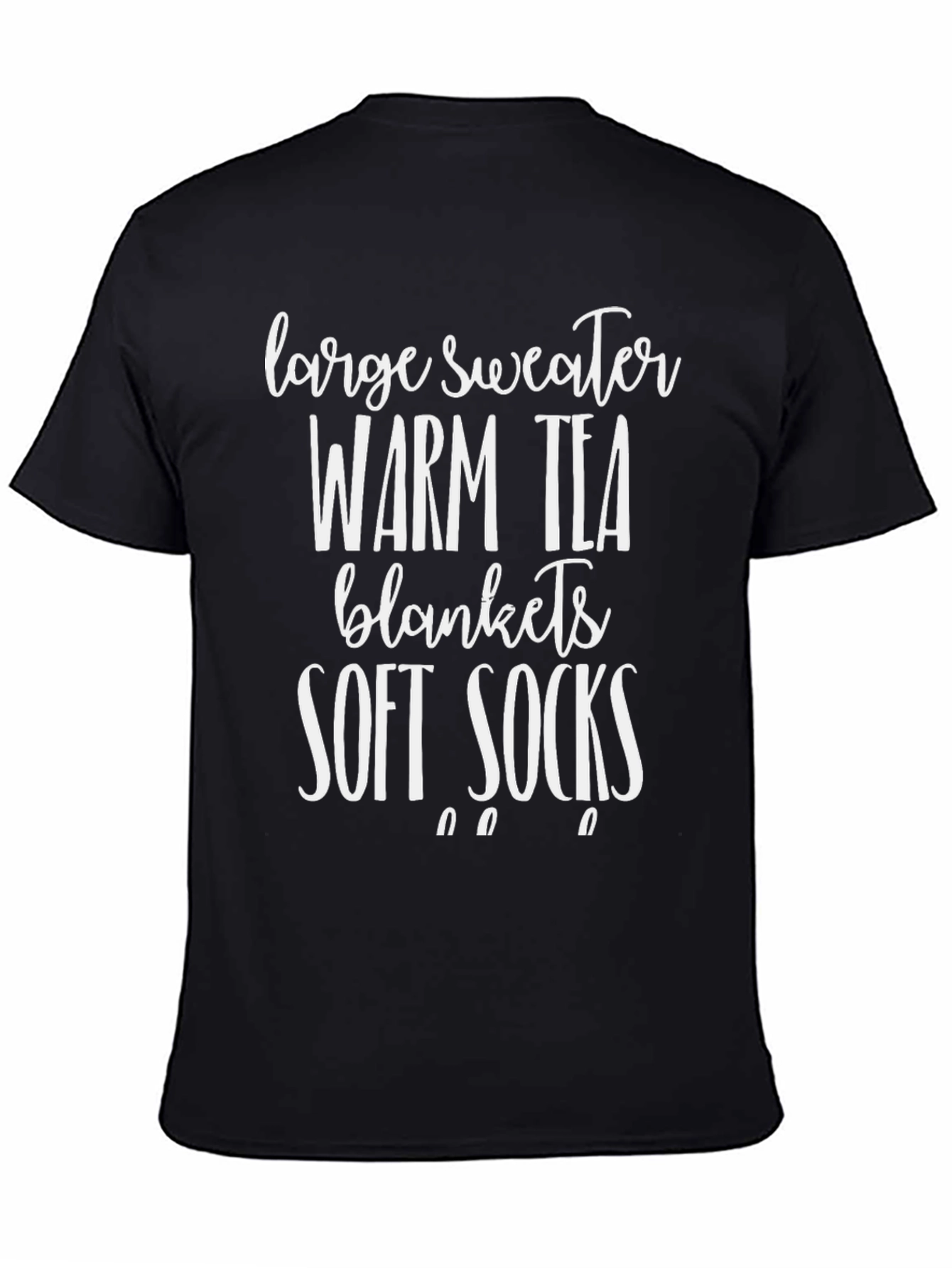 Cozy Essentials T-Shirt - Large Sweater Tea Blankets