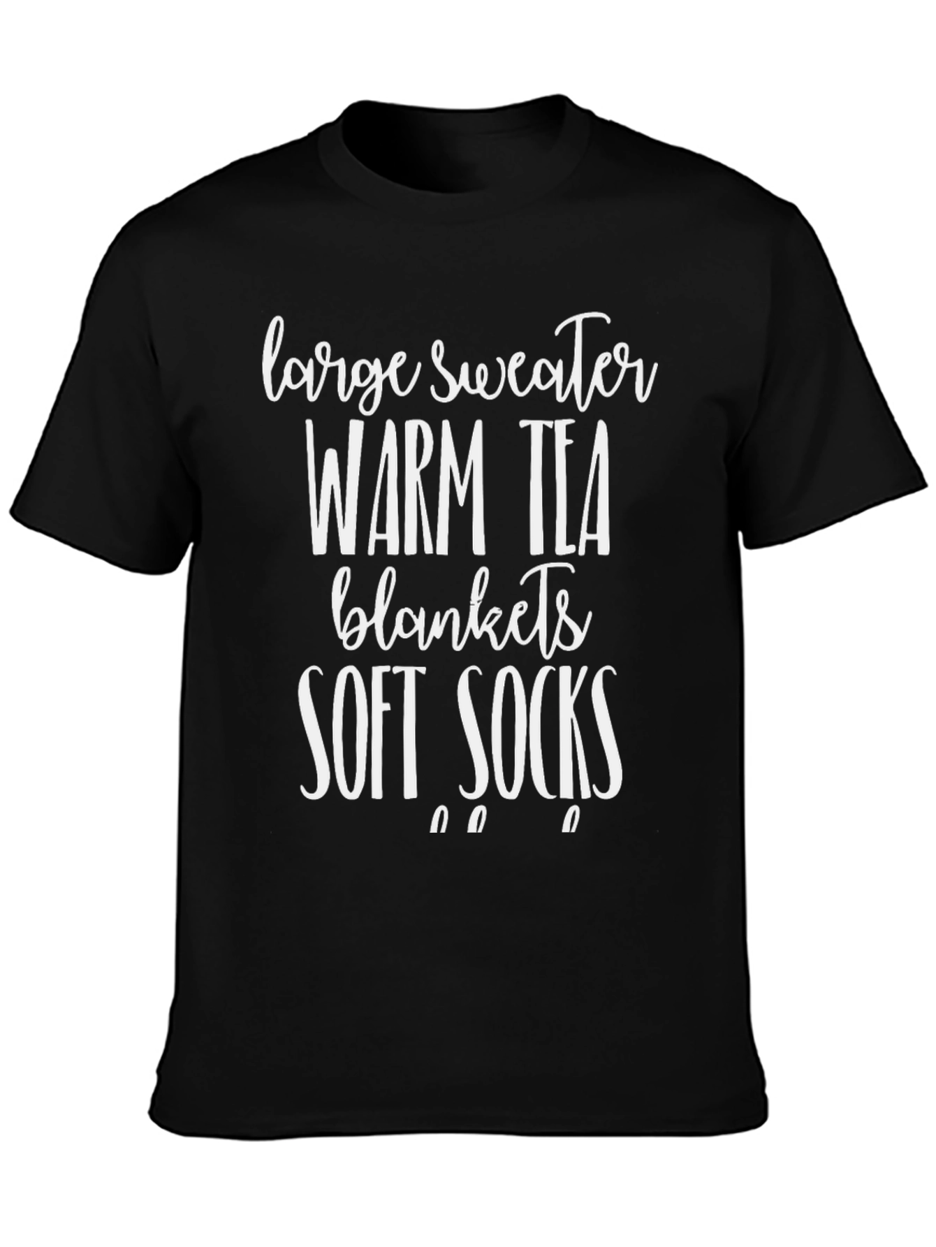Cozy Essentials T-Shirt - Large Sweater Tea Blankets