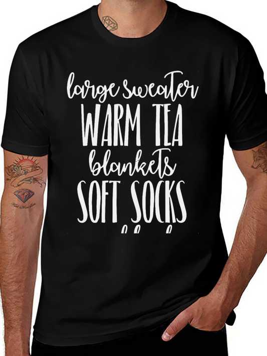 Cozy Essentials T-Shirt - Large Sweater Tea Blankets