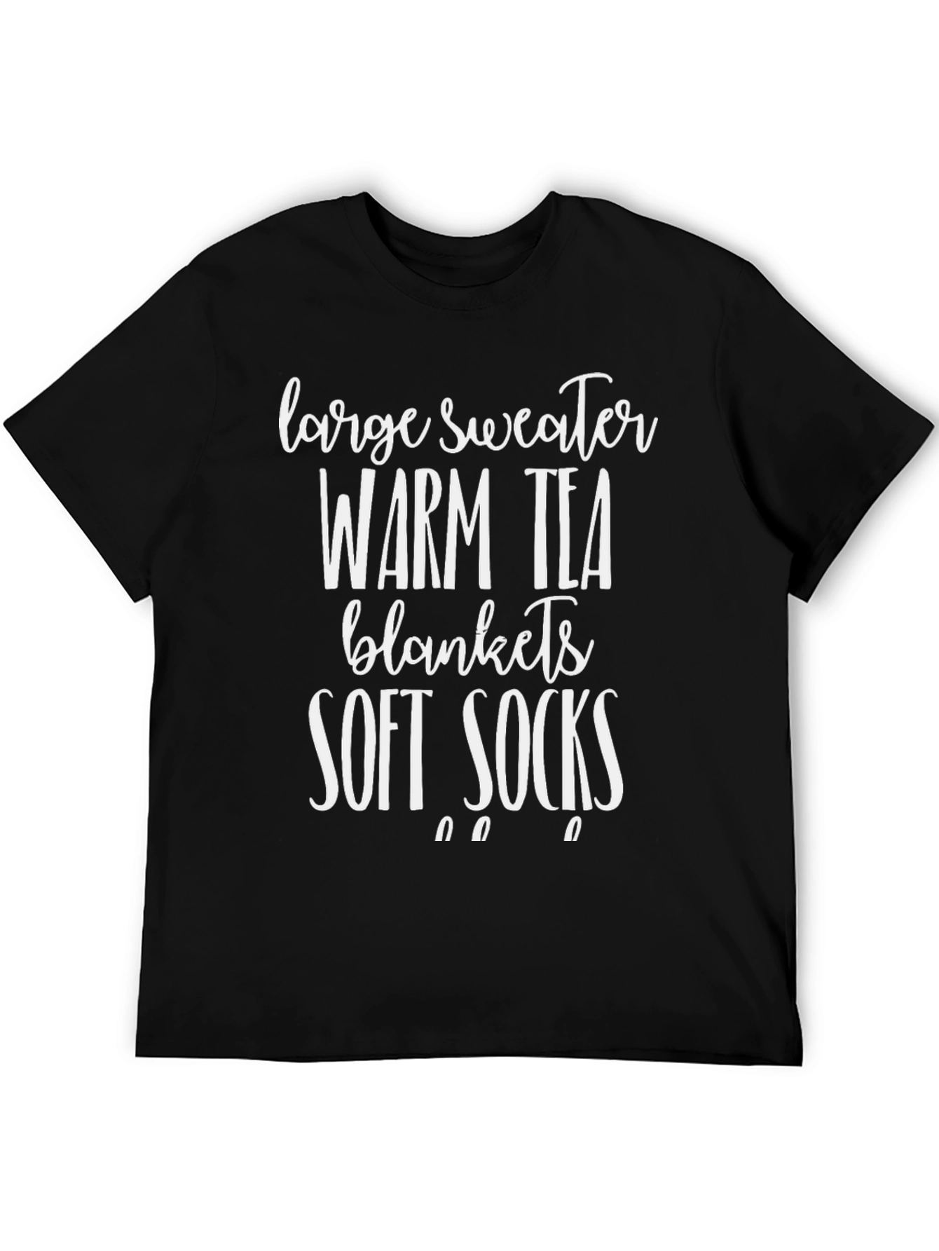 Cozy Essentials T-Shirt - Large Sweater Tea Blankets