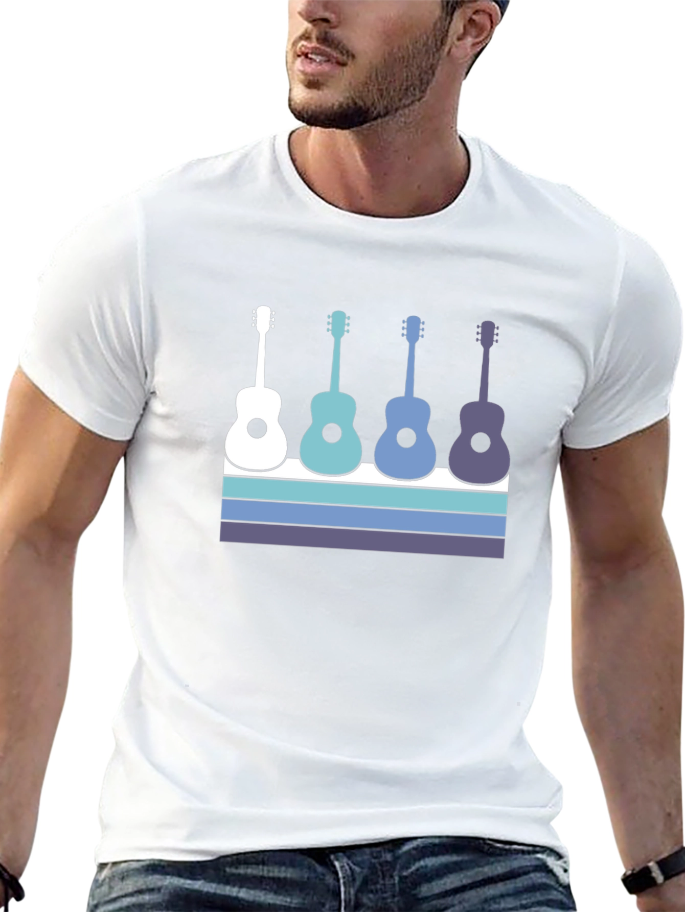 Retro Guitar T-Shirt