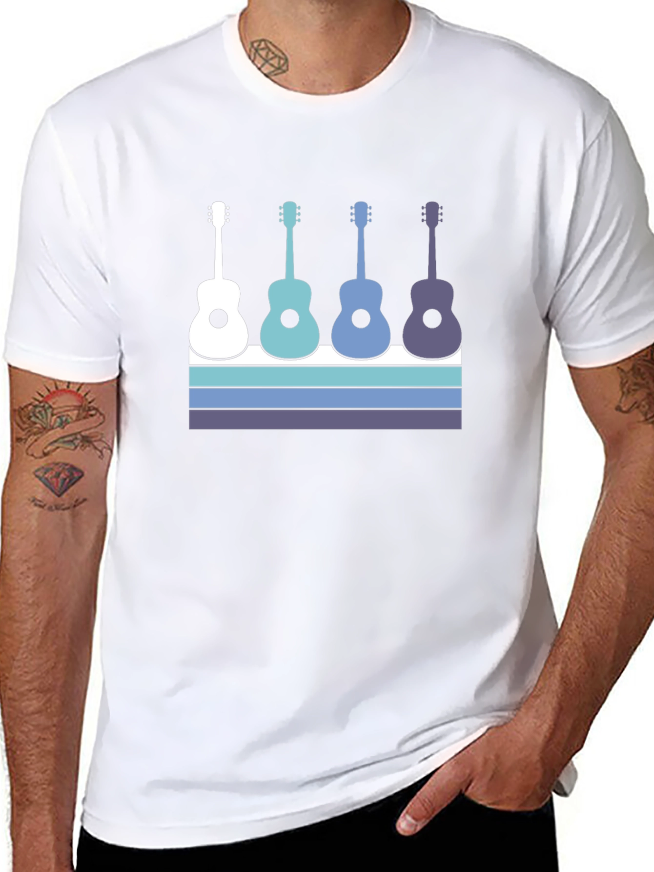 Retro Guitar T-Shirt