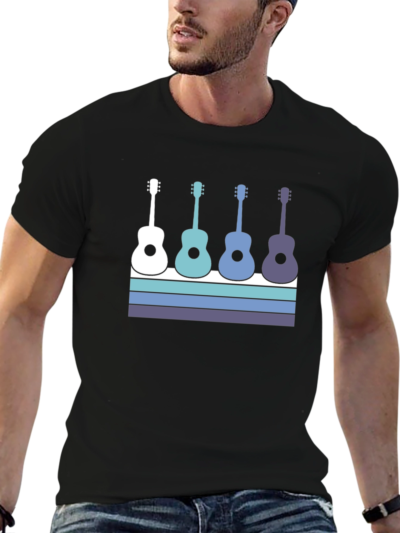 Retro Guitar T-Shirt
