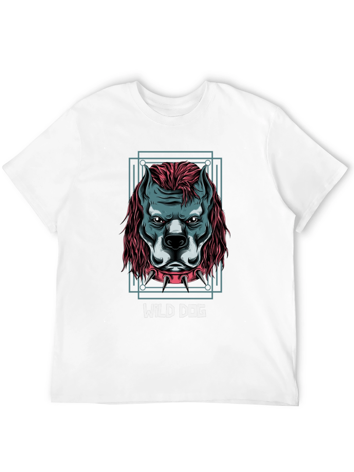 Wild Dog Graphic Tee - Mens Black T-Shirt