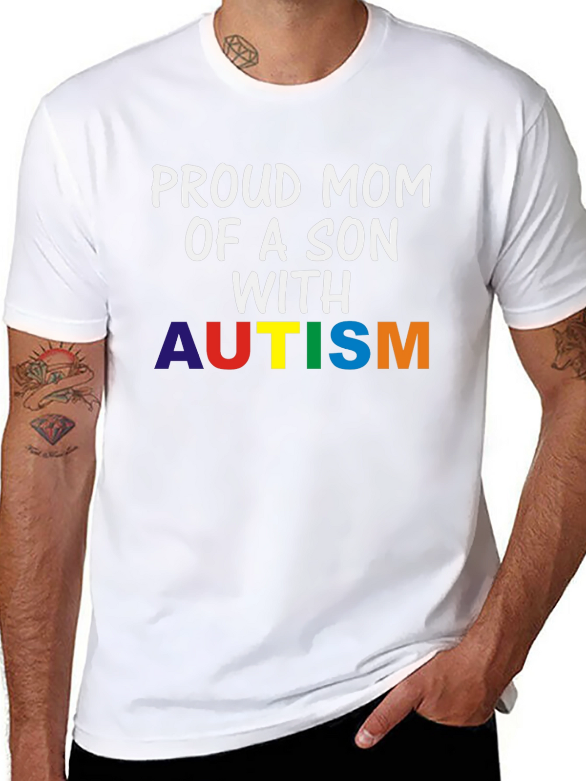 Proud Mom of a Son With Autism T-Shirt