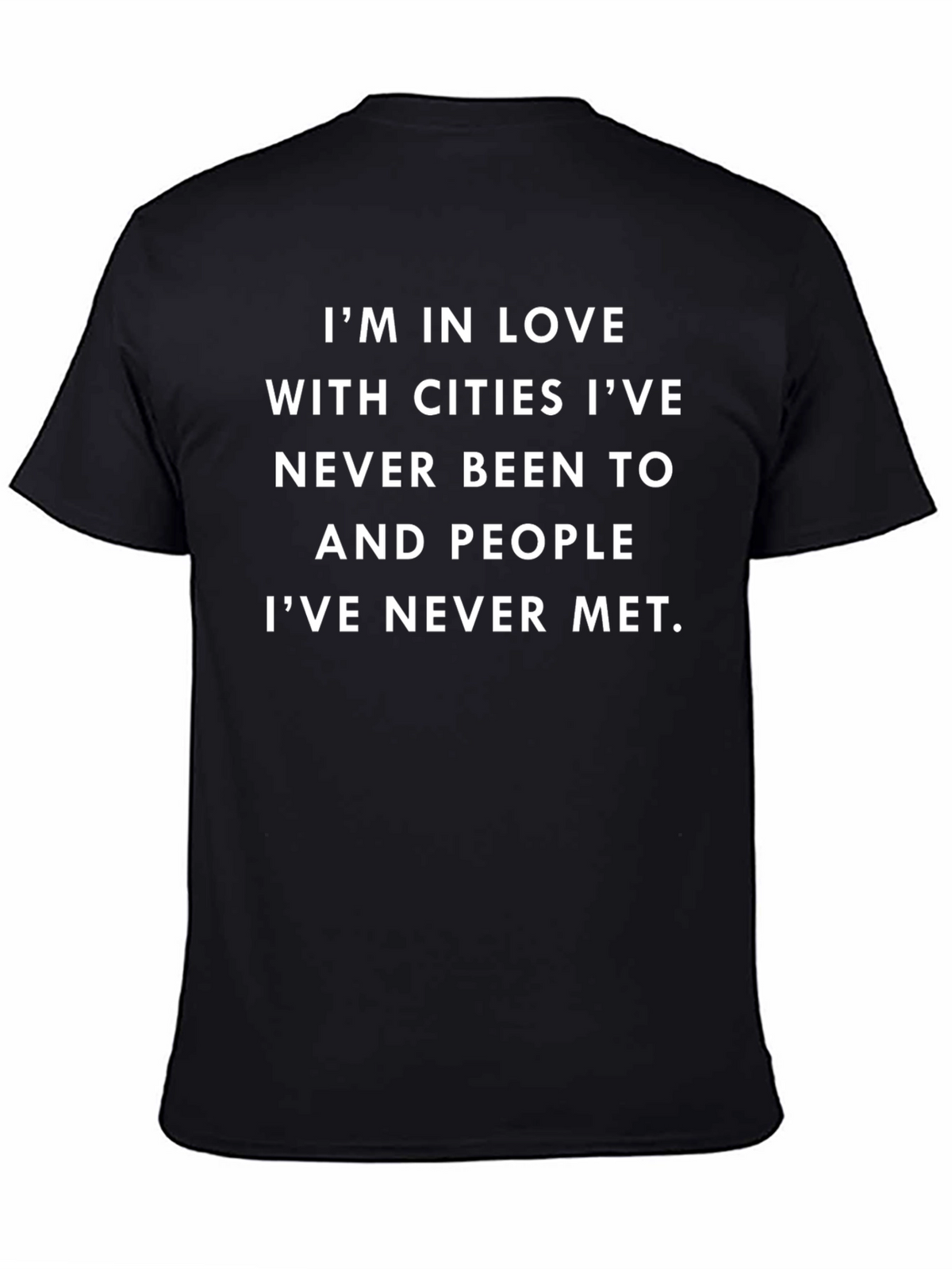 Love Cities & People Black Graphic Tee