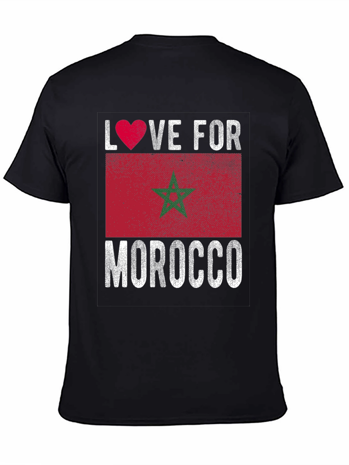 Love for Morocco Flag Graphic Tee