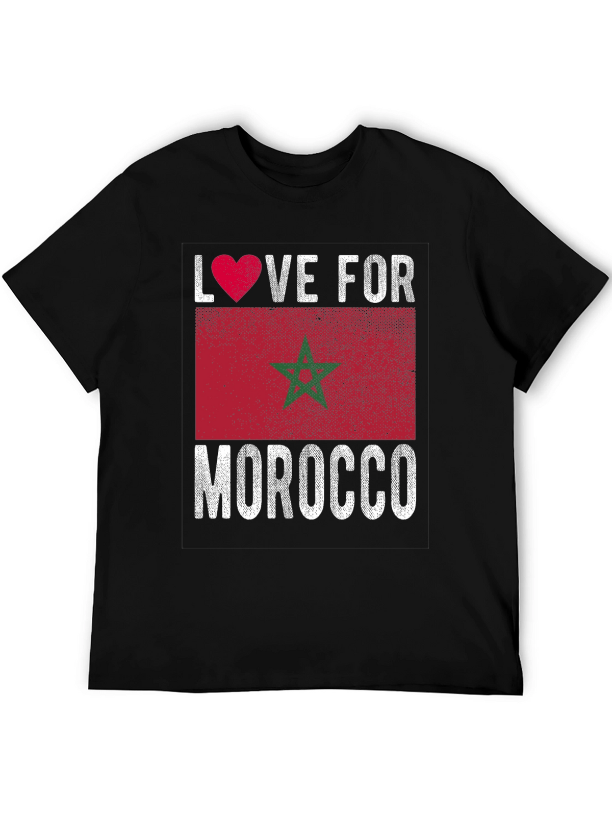 Love for Morocco Flag Graphic Tee