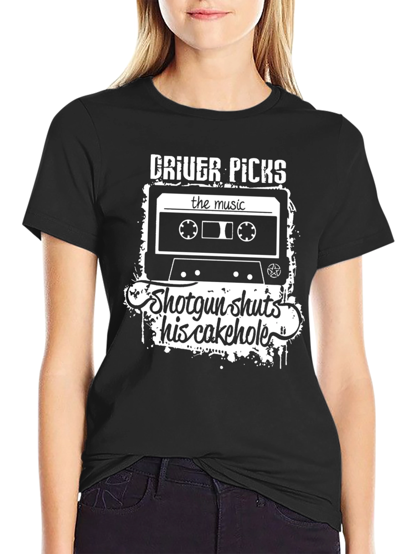 Driver Picks the Music Graphic Tee