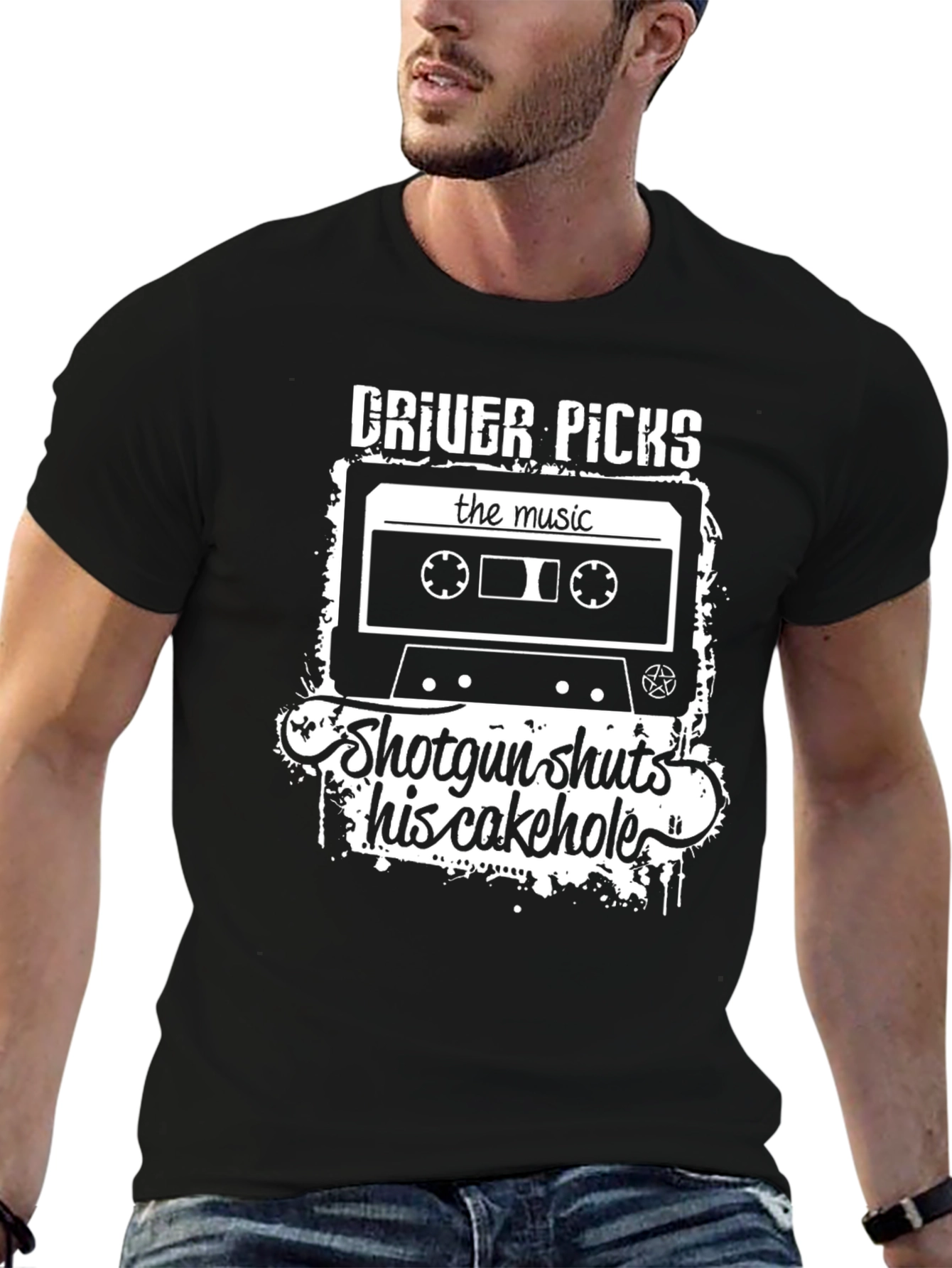 Driver Picks the Music Graphic Tee