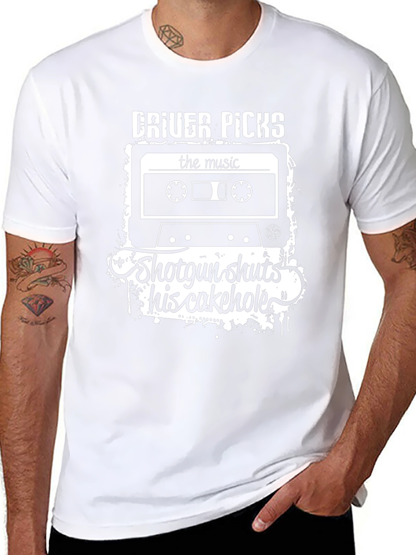 Driver Picks the Music Graphic Tee