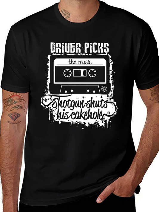 Driver Picks the Music Graphic Tee