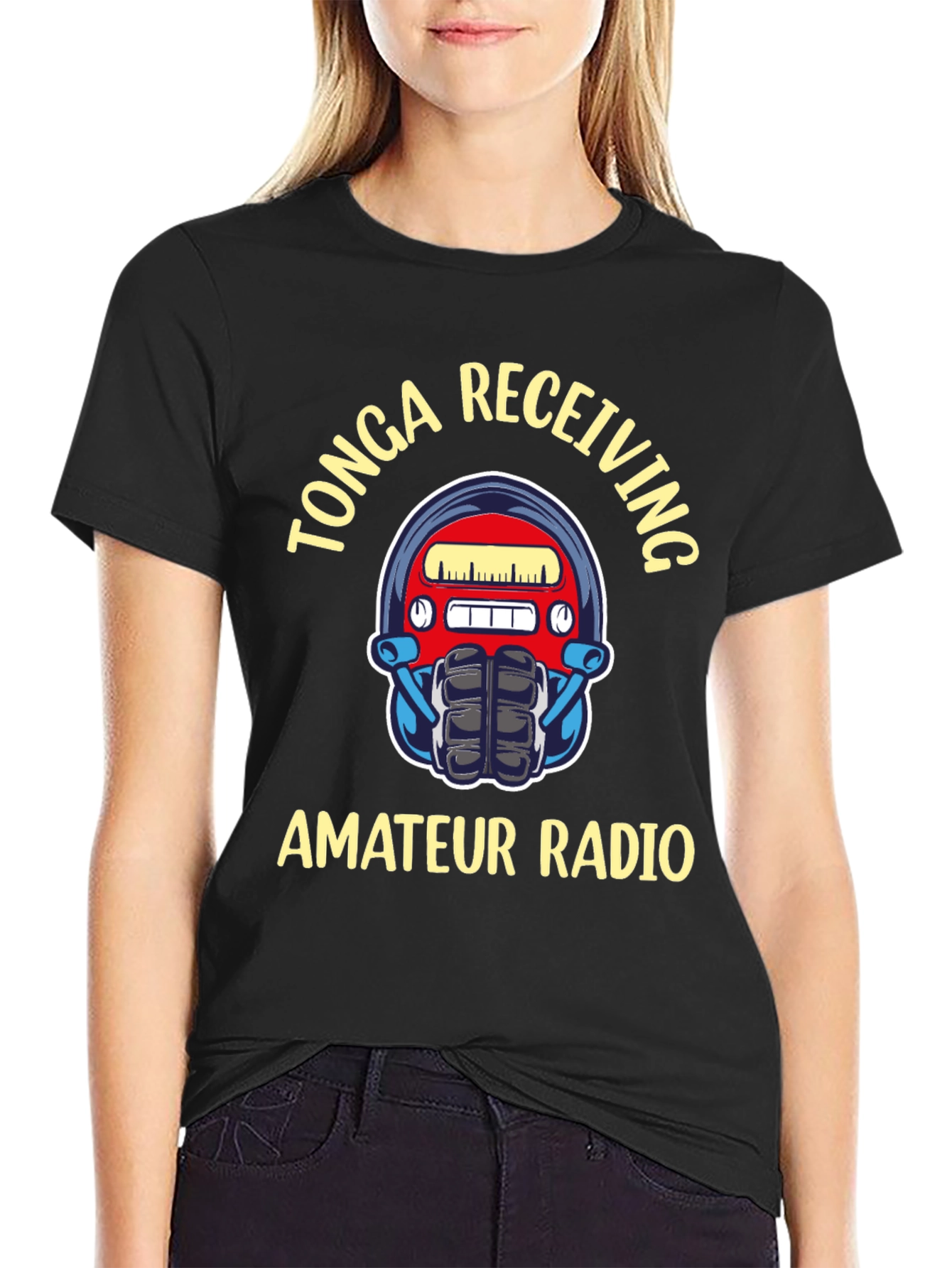 Tonga Receiving Amateur Radio T-Shirt