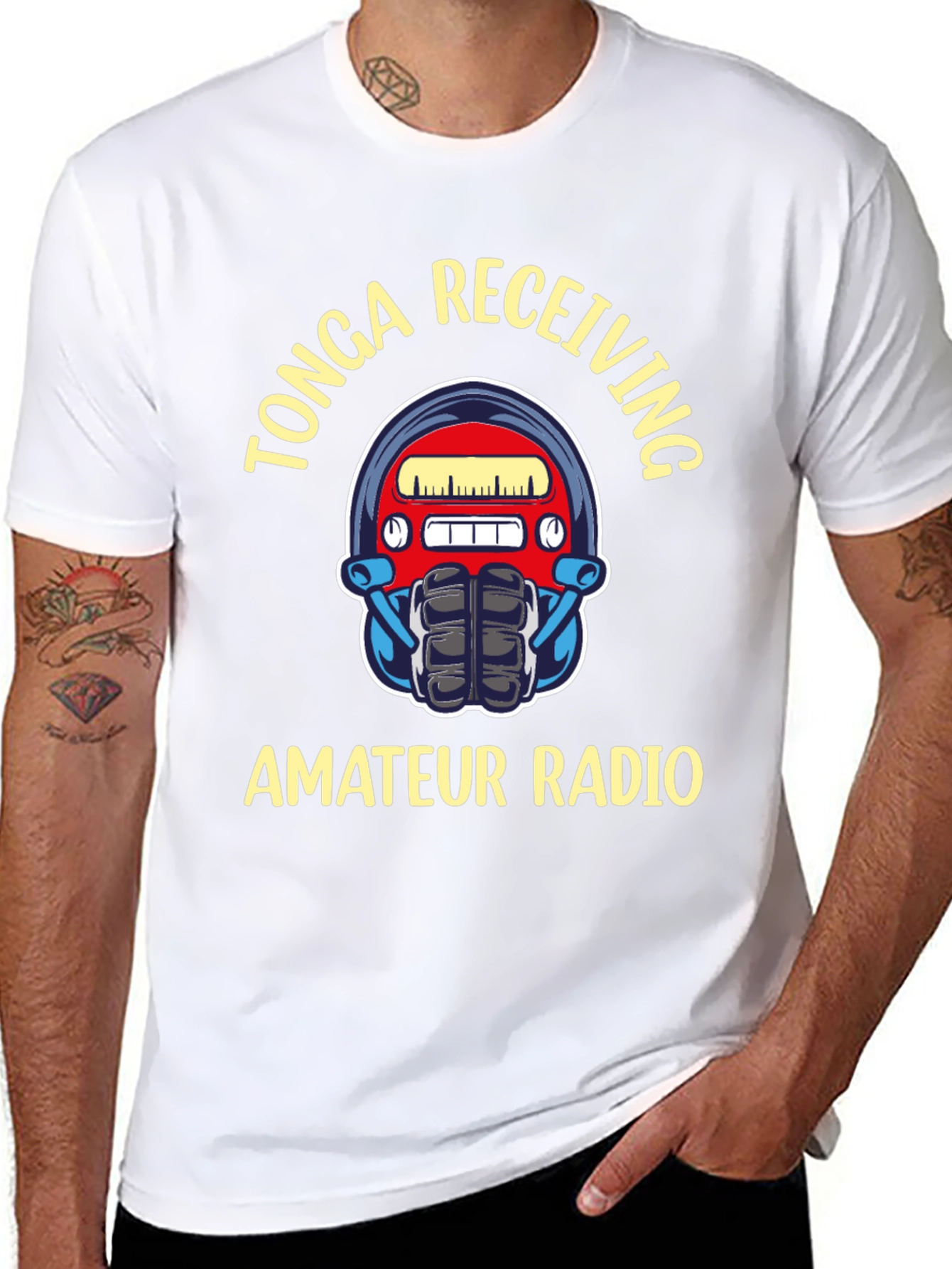 Tonga Receiving Amateur Radio T-Shirt