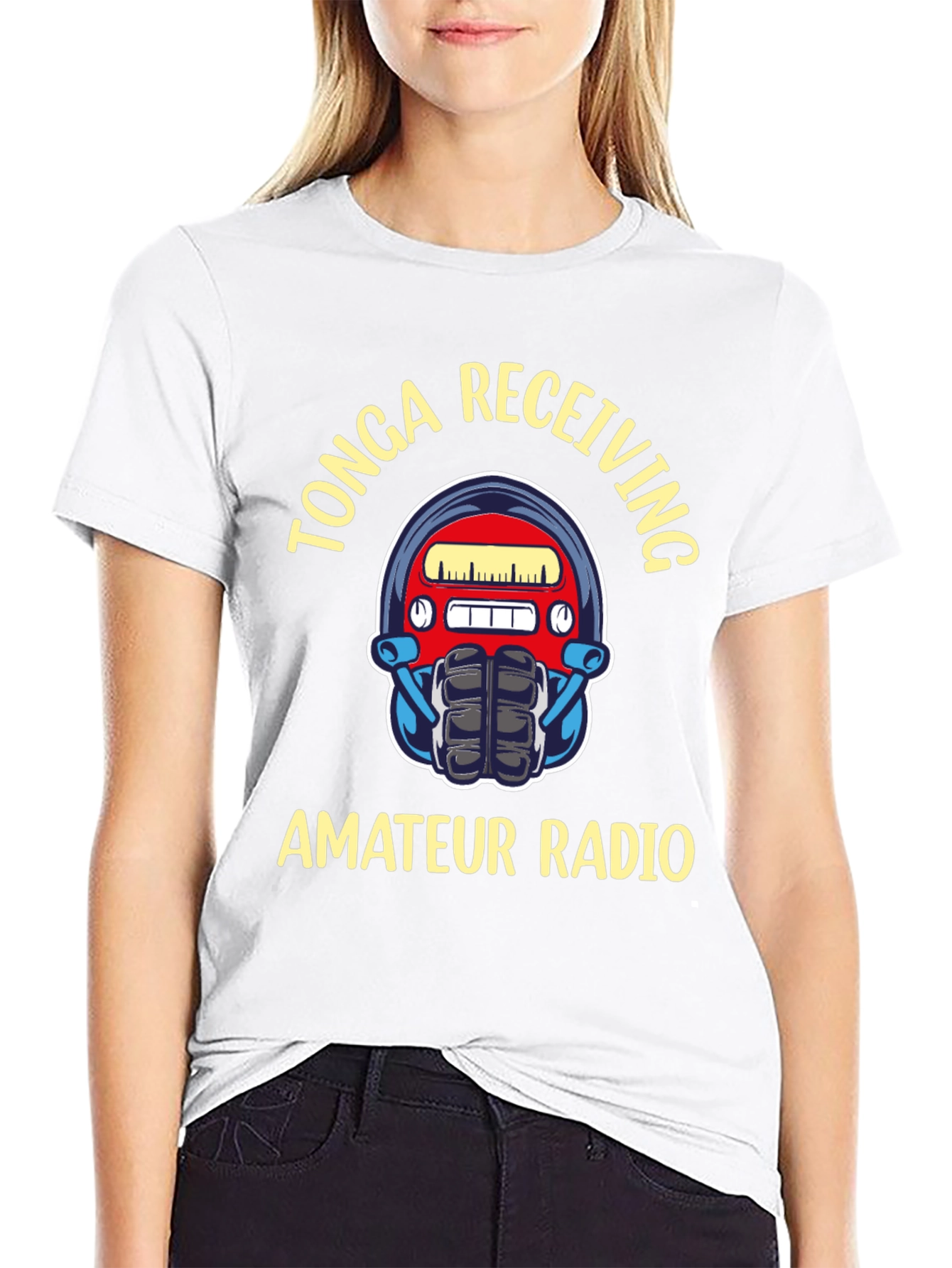 Tonga Receiving Amateur Radio T-Shirt