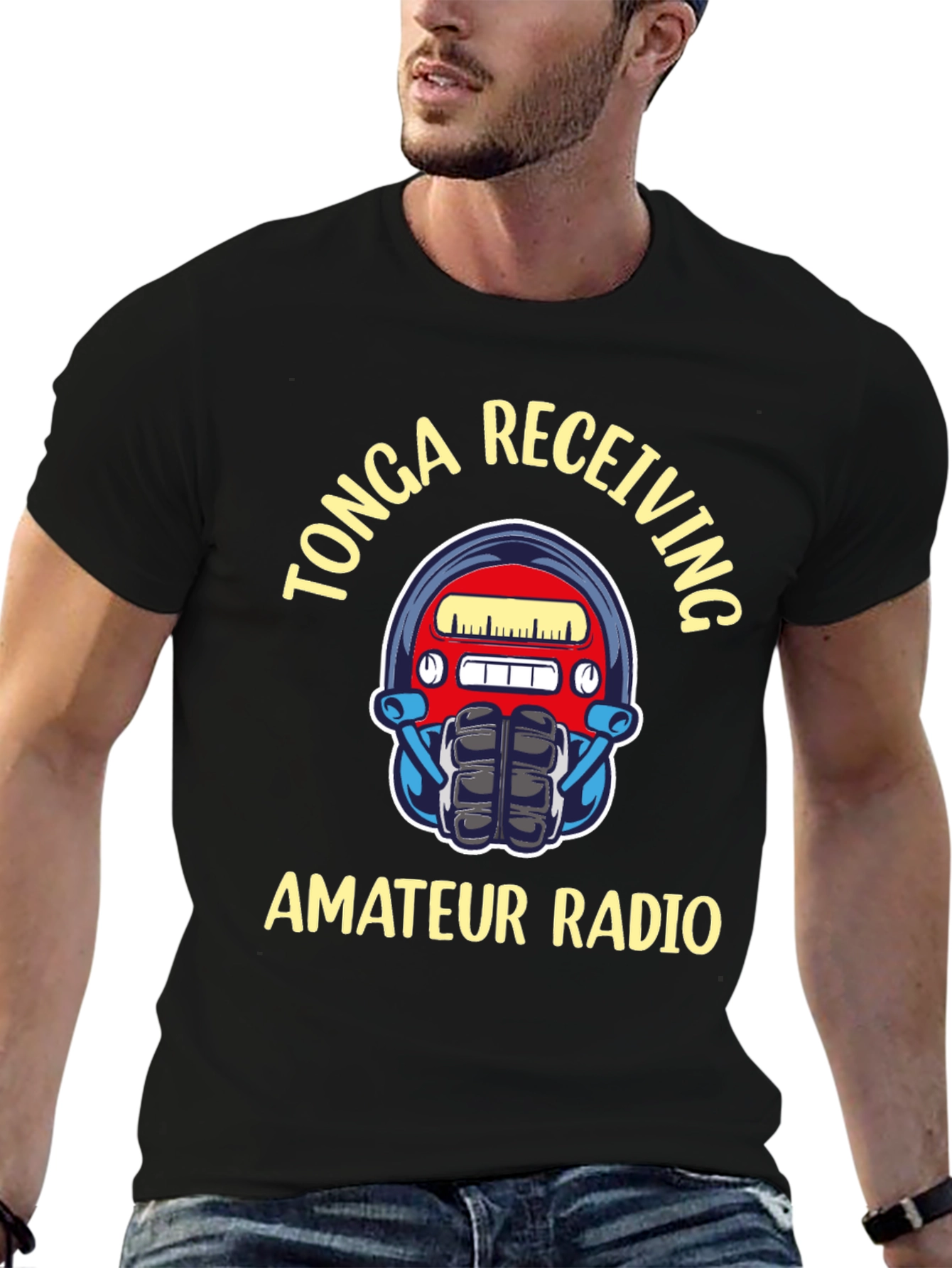 Tonga Receiving Amateur Radio T-Shirt