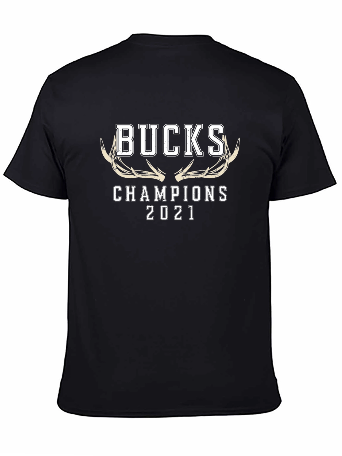 Bucks Champions 2021 Black T-Shirt