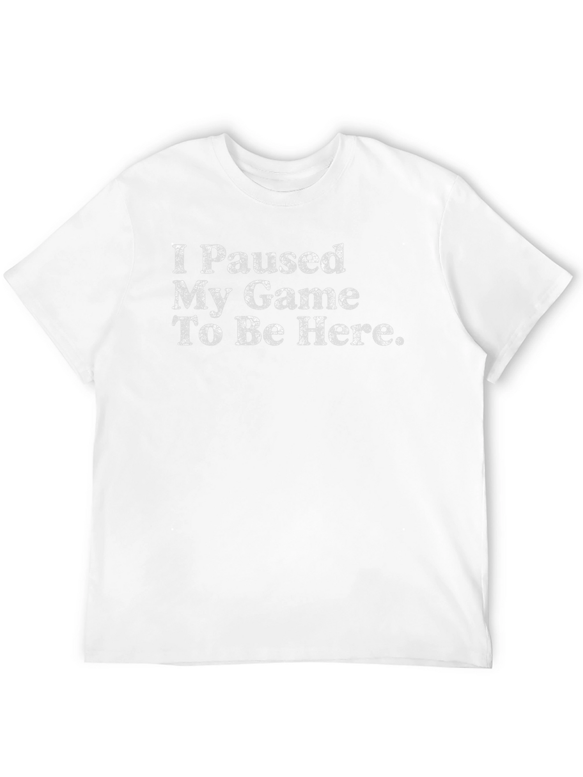 Paused My Game Black T-Shirt