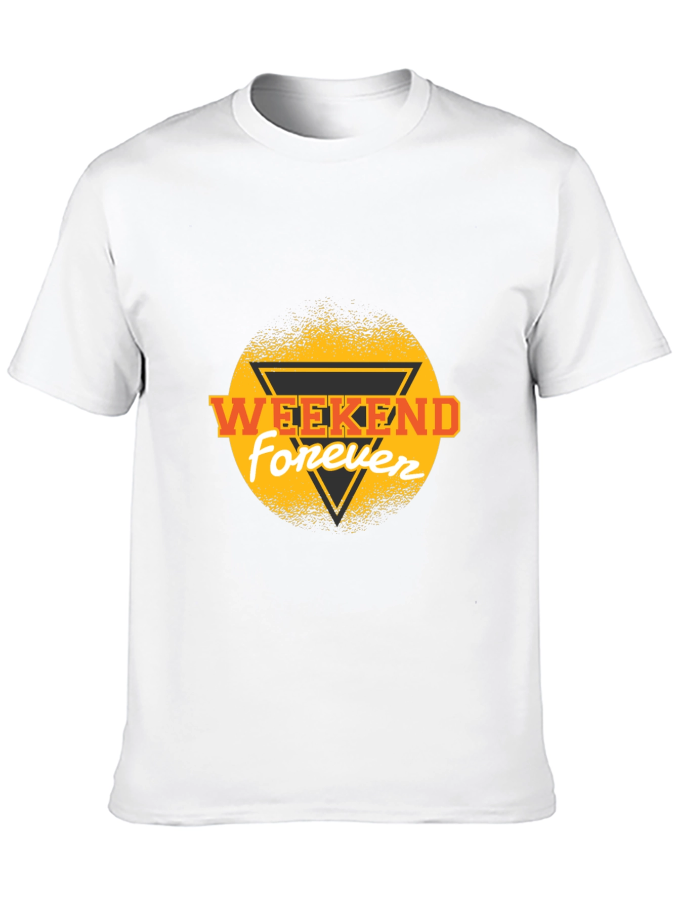 Weekend Forever Black Graphic Tee