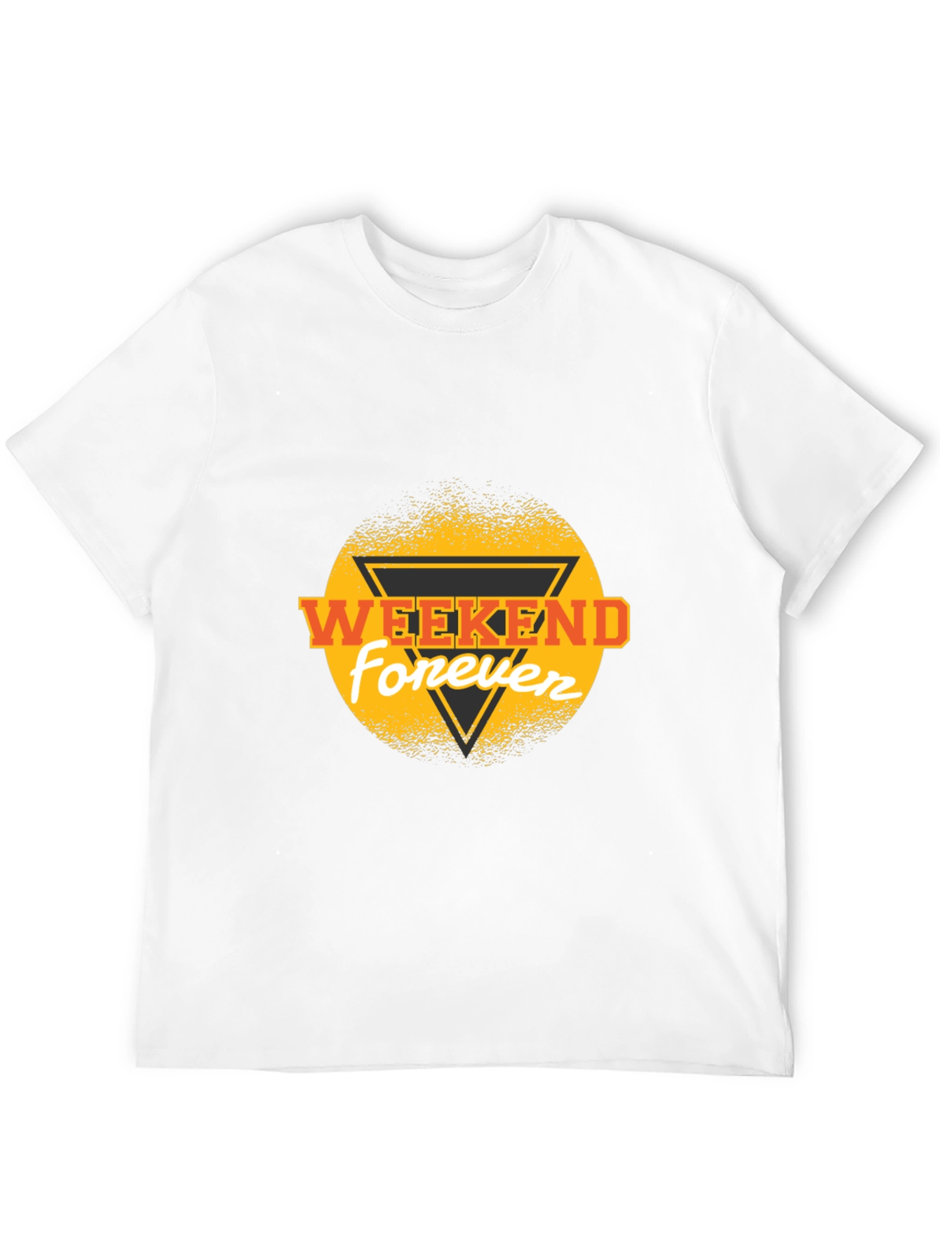 Weekend Forever Black Graphic Tee