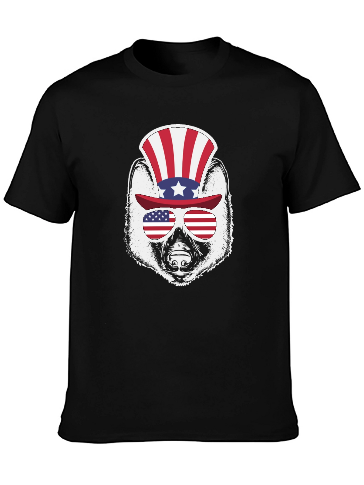 Patriotic Raccoon Graphic Tee