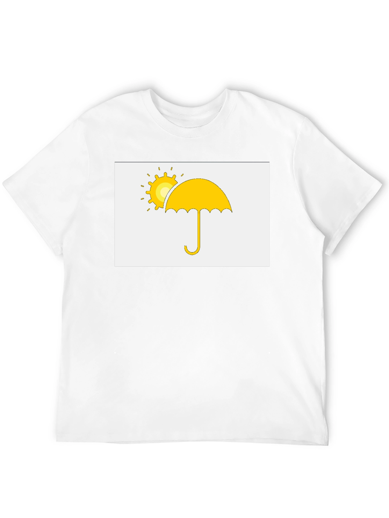 Sunny Umbrella Graphic Tee - Classic Comfort