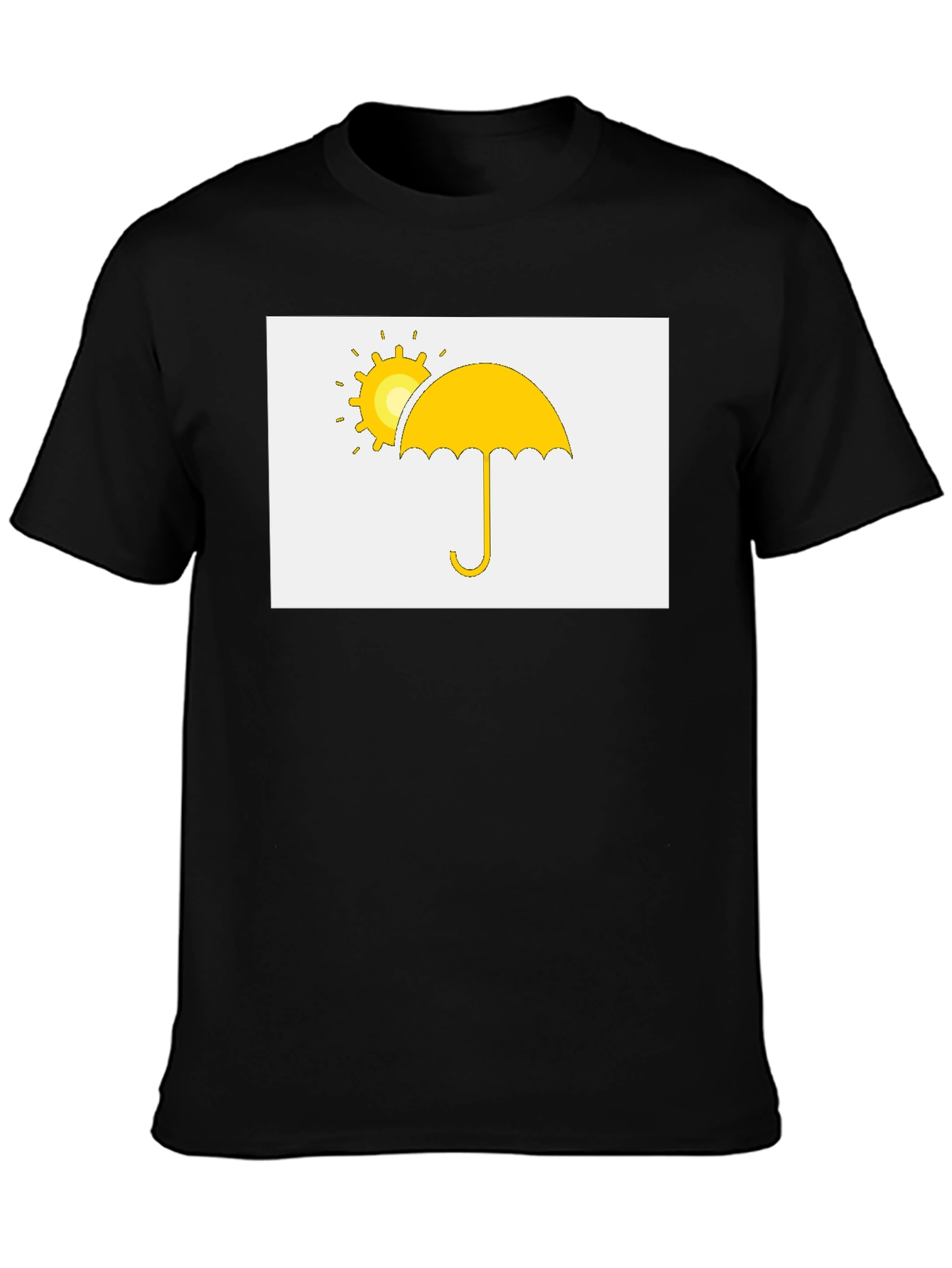 Sunny Umbrella Graphic Tee - Classic Comfort