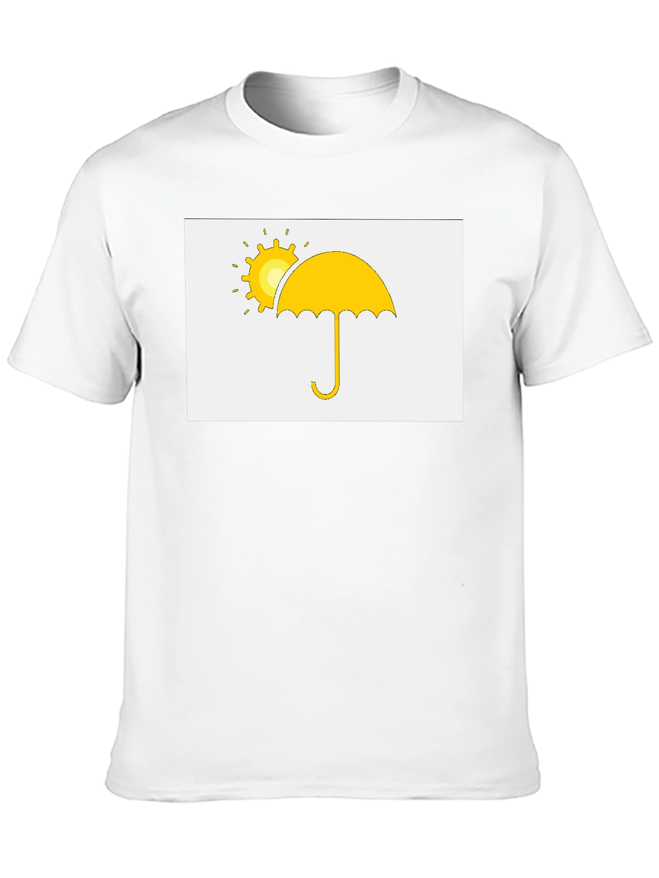 Sunny Umbrella Graphic Tee - Classic Comfort