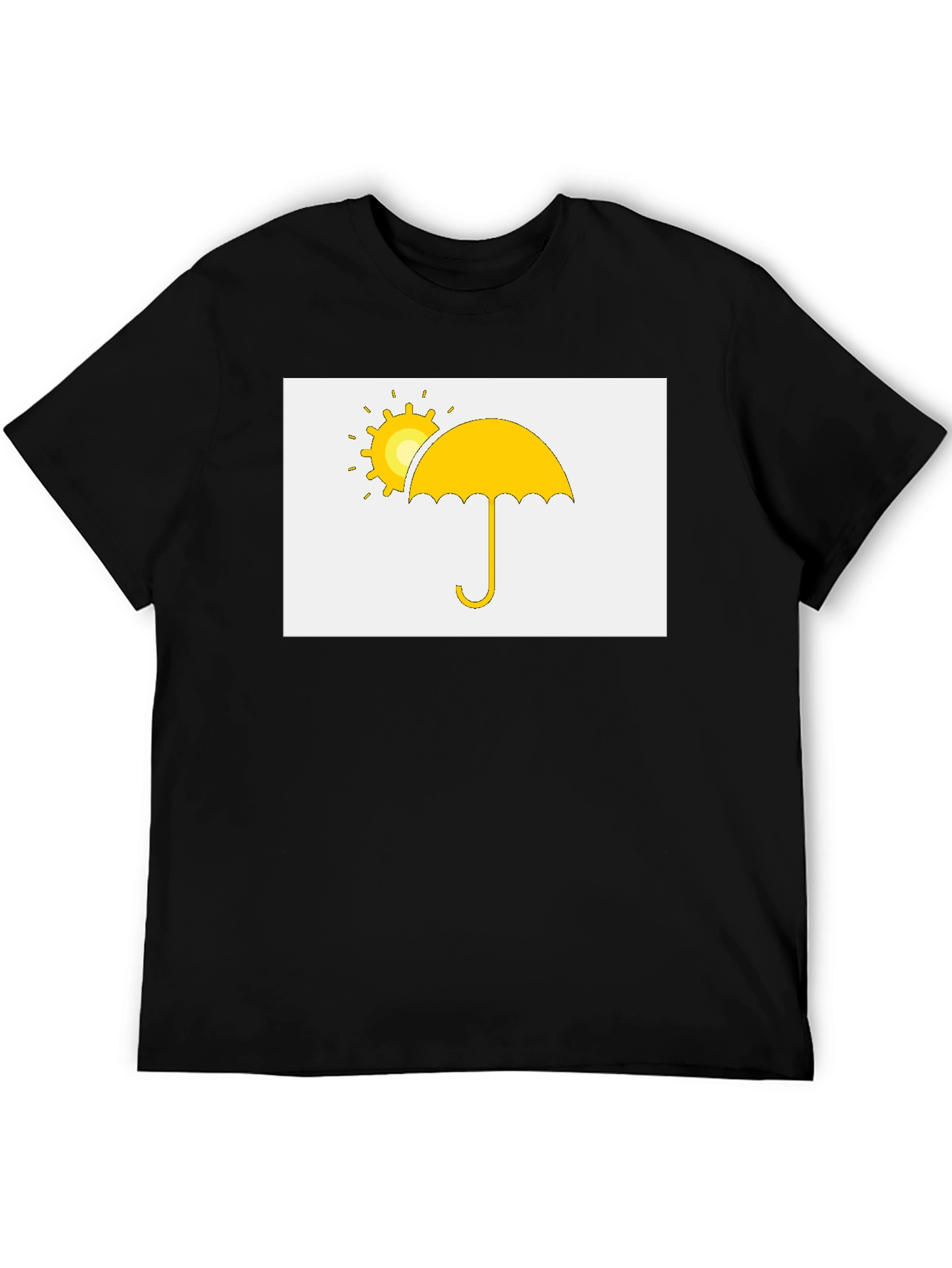 Sunny Umbrella Graphic Tee - Classic Comfort