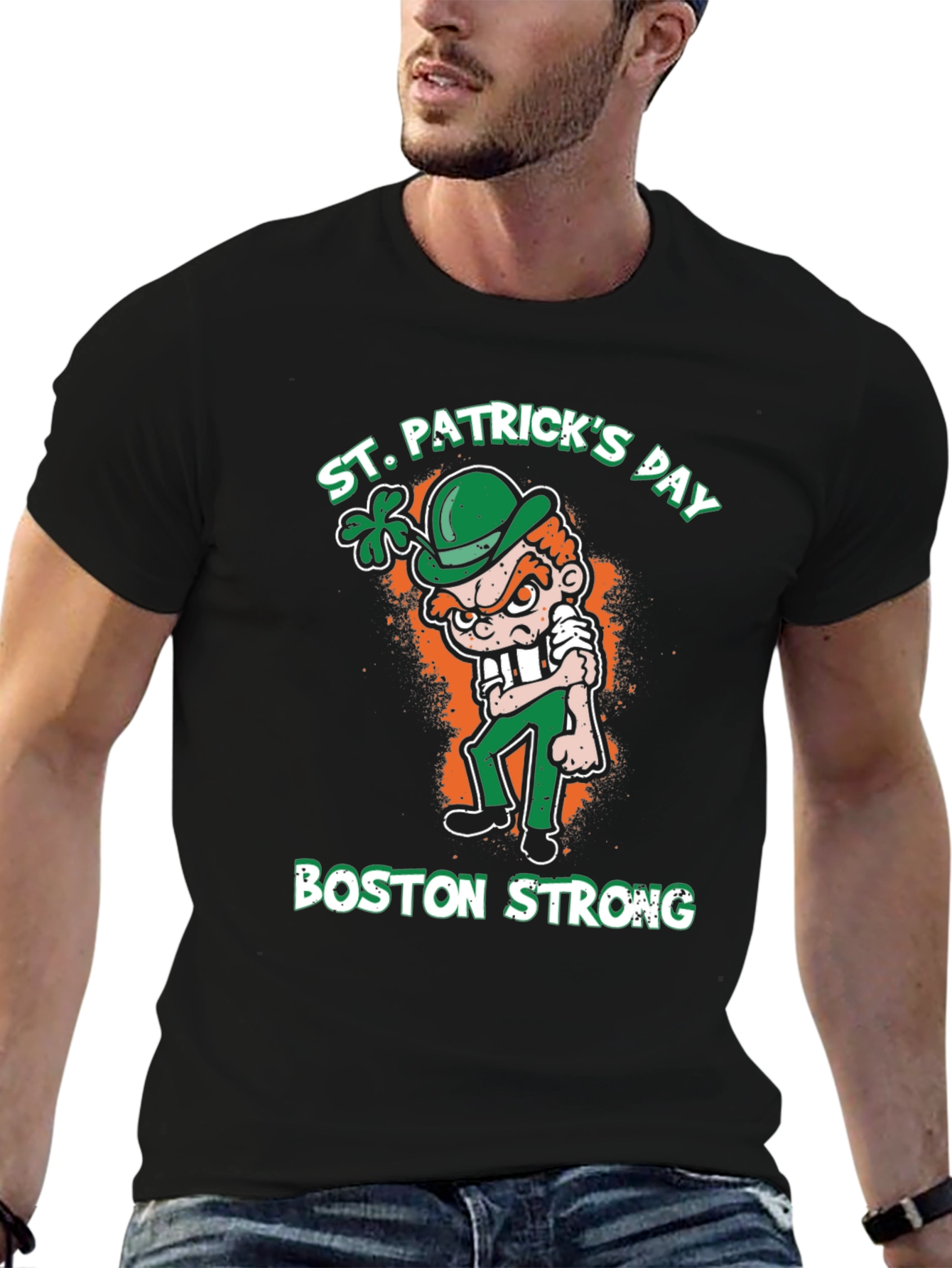 St. Patricks Day Boston Strong T-Shirt