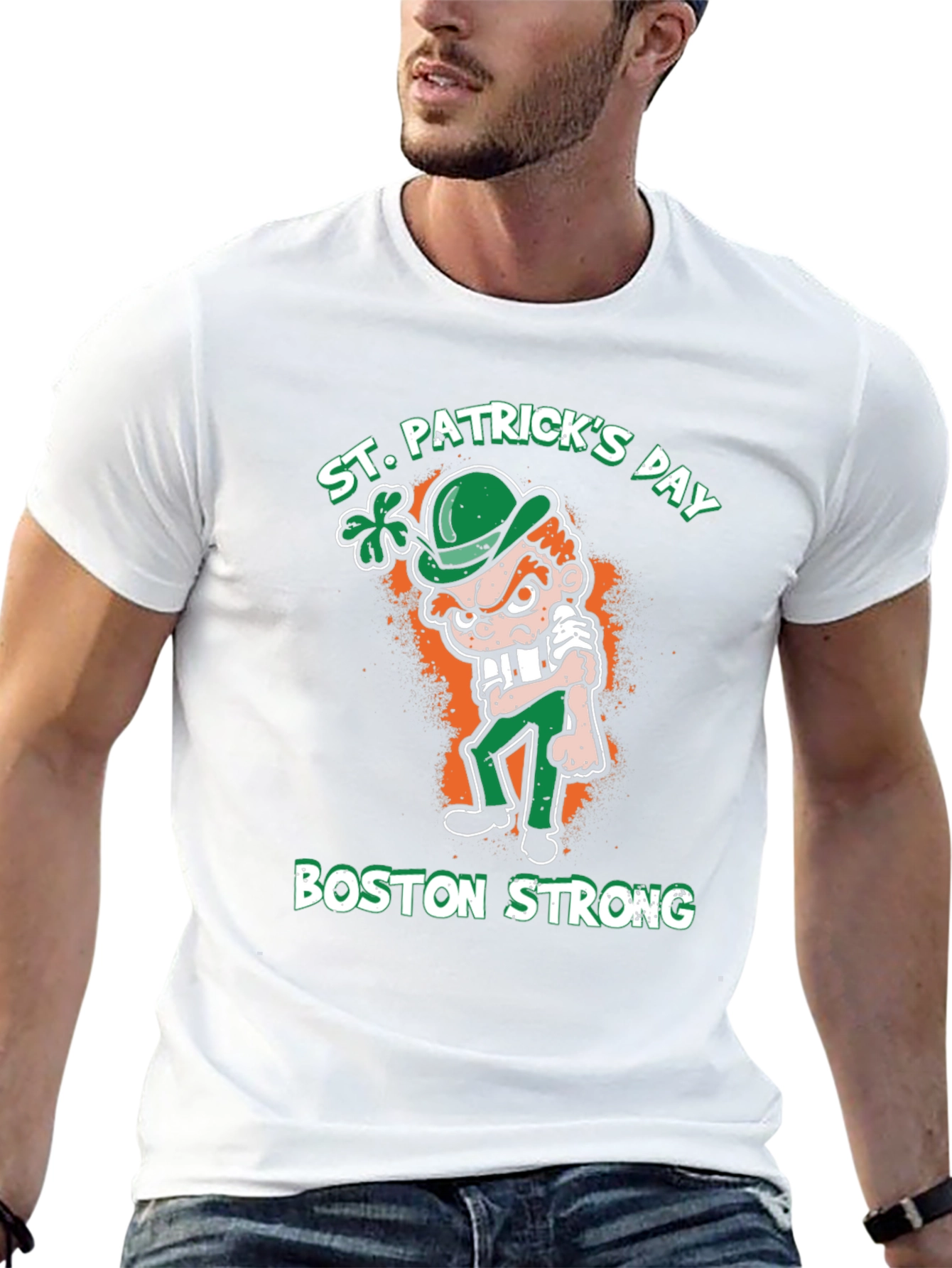 St. Patricks Day Boston Strong T-Shirt