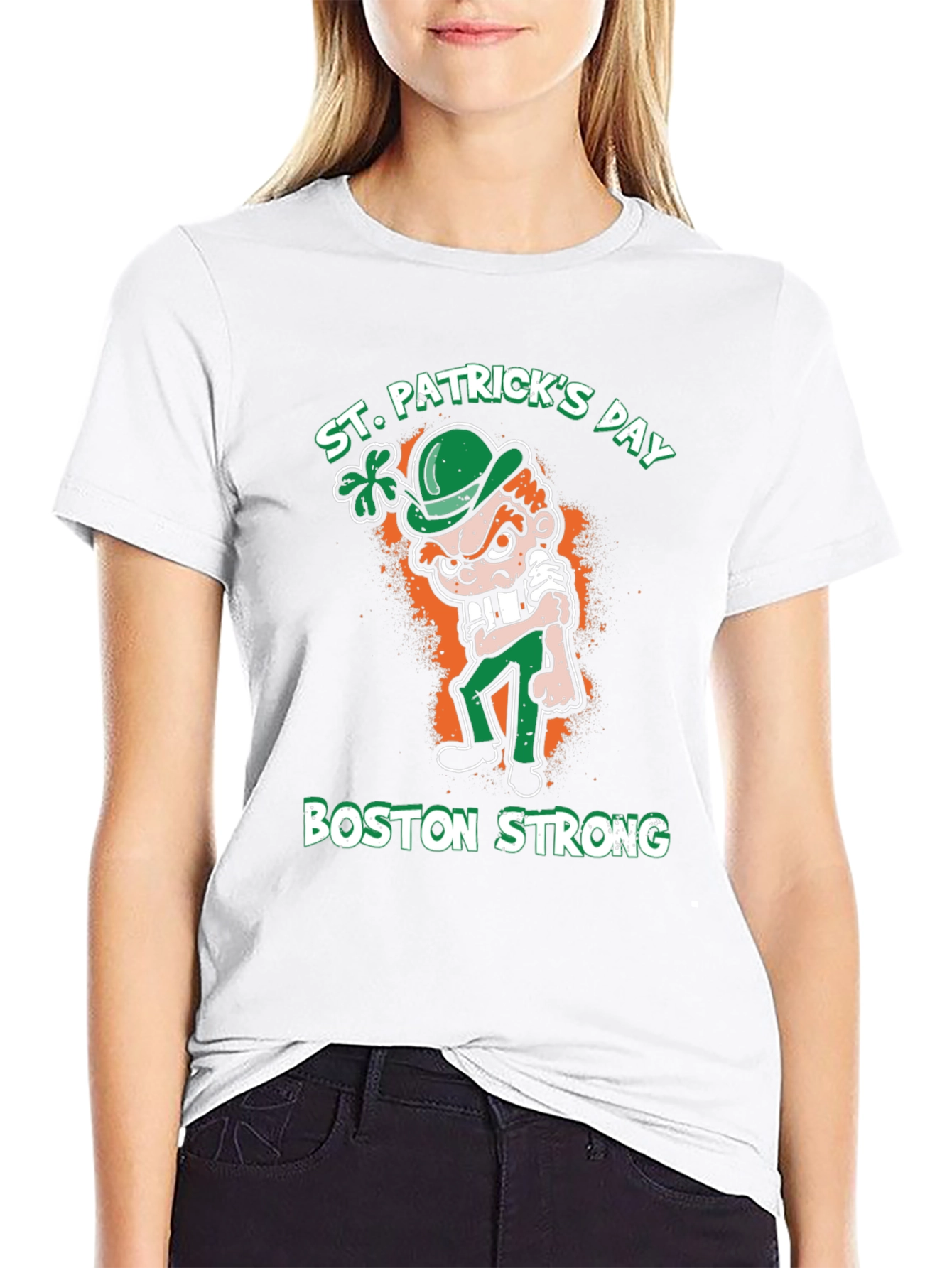 St. Patricks Day Boston Strong T-Shirt