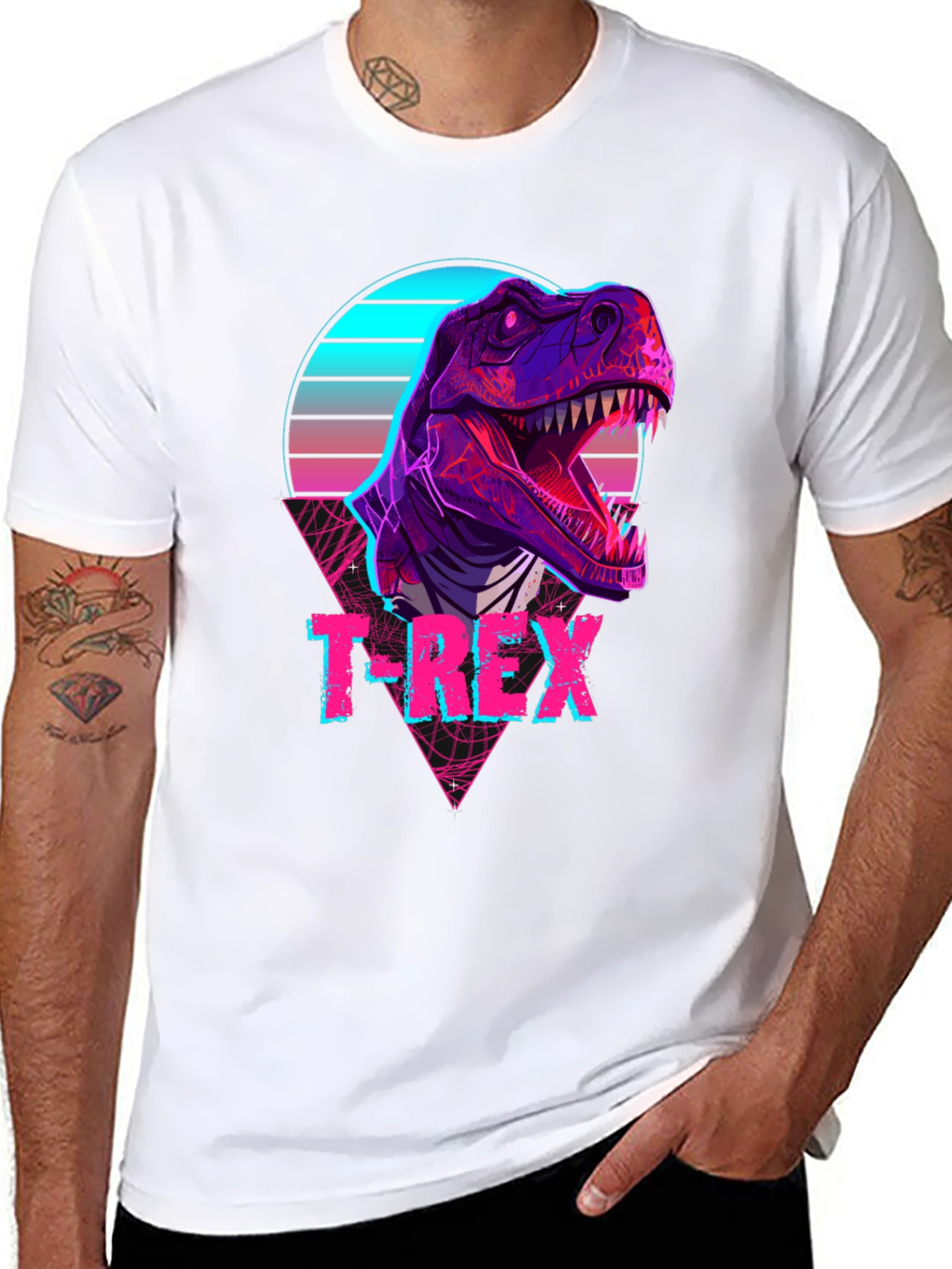 Retro T-Rex Graphic T-Shirt