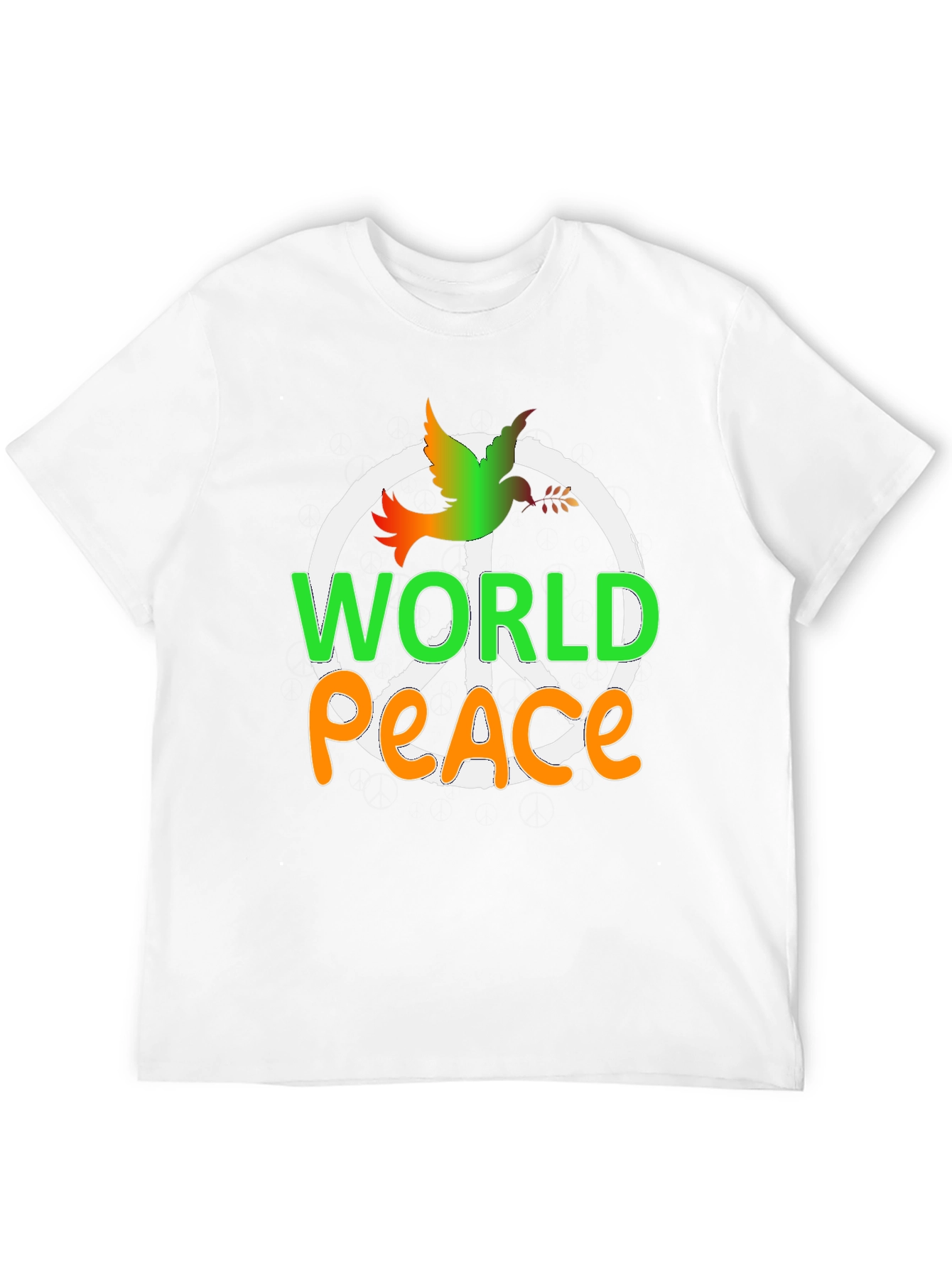 World Peace Dove Graphic Tee - Black