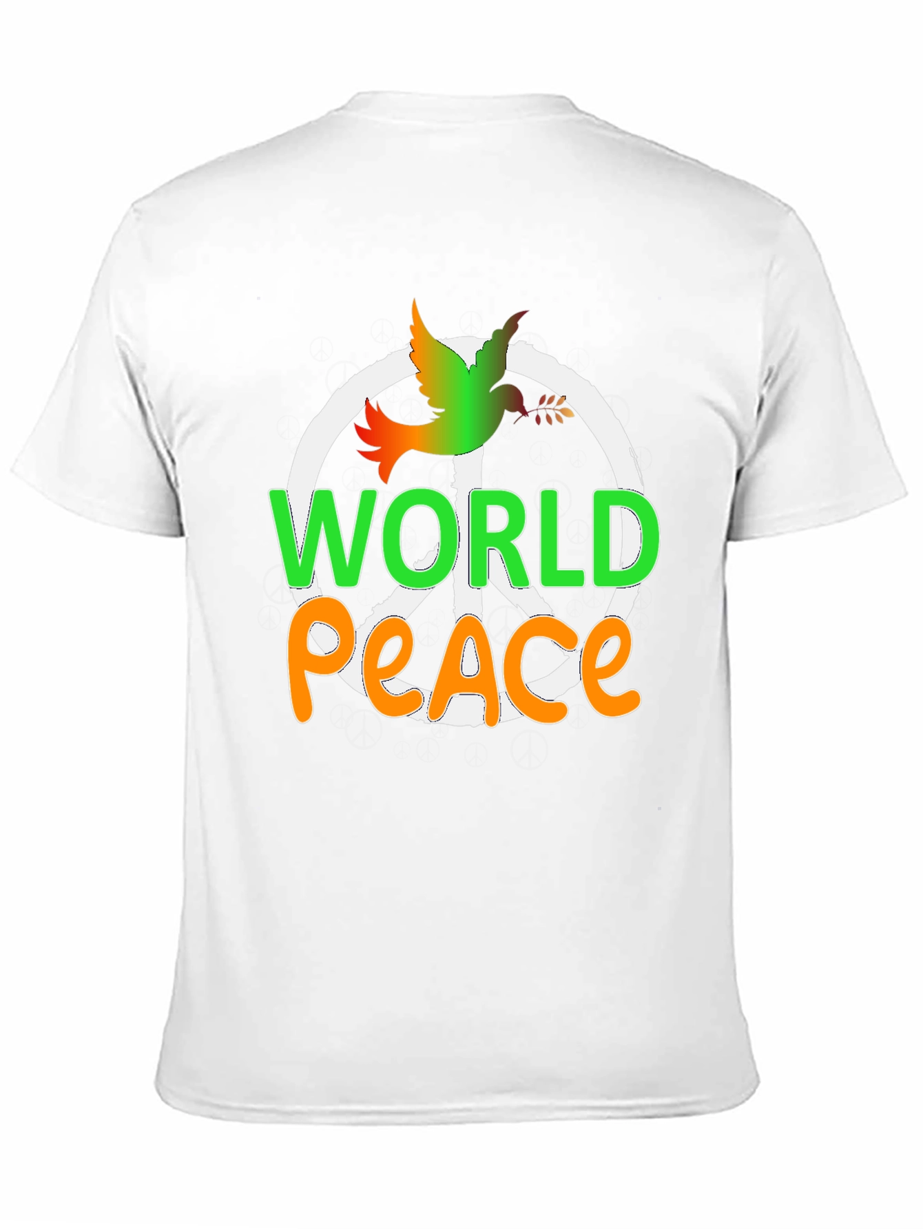World Peace Dove Graphic Tee - Black
