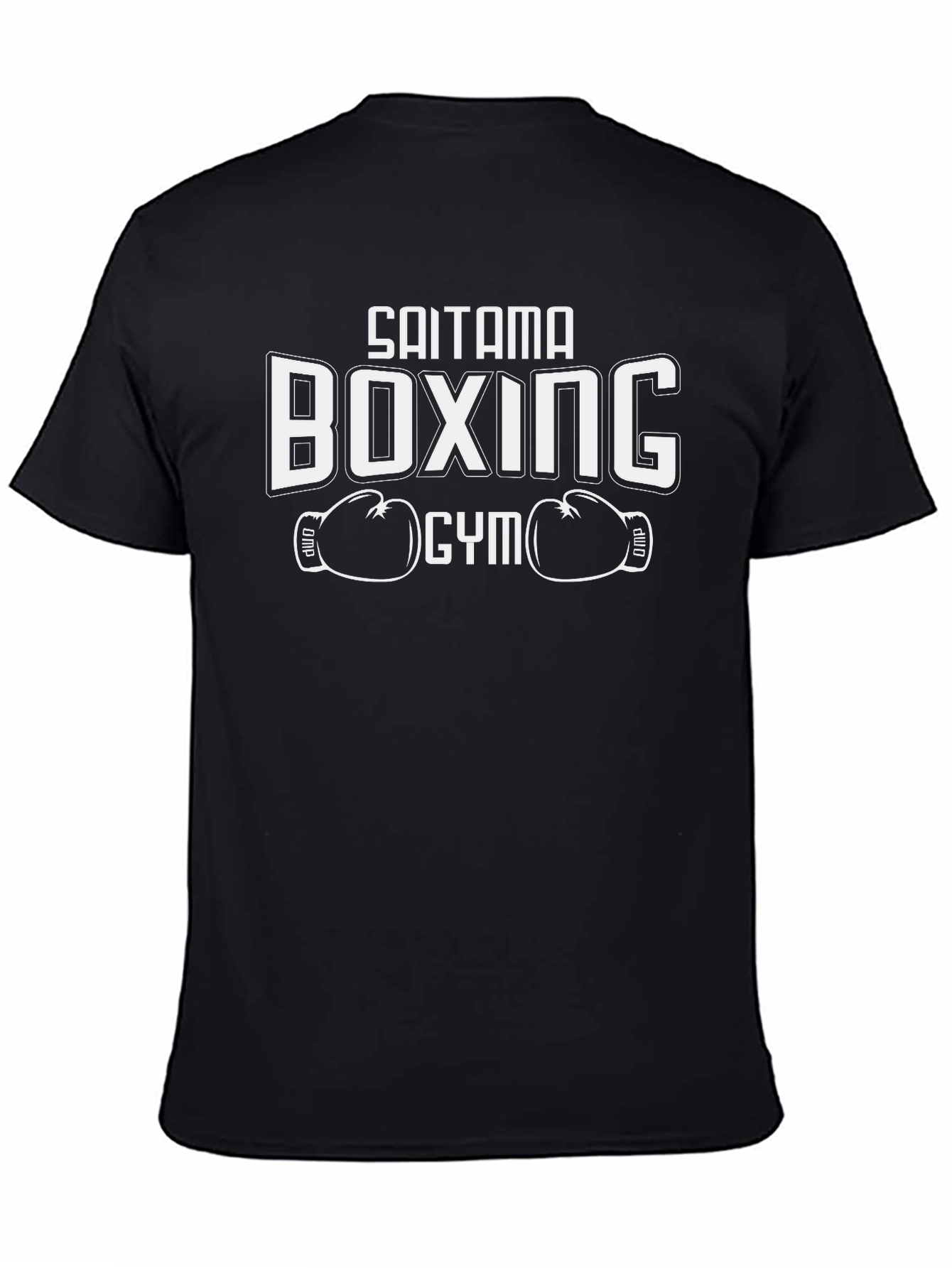 Saitama Boxing Gym Black Graphic Tee