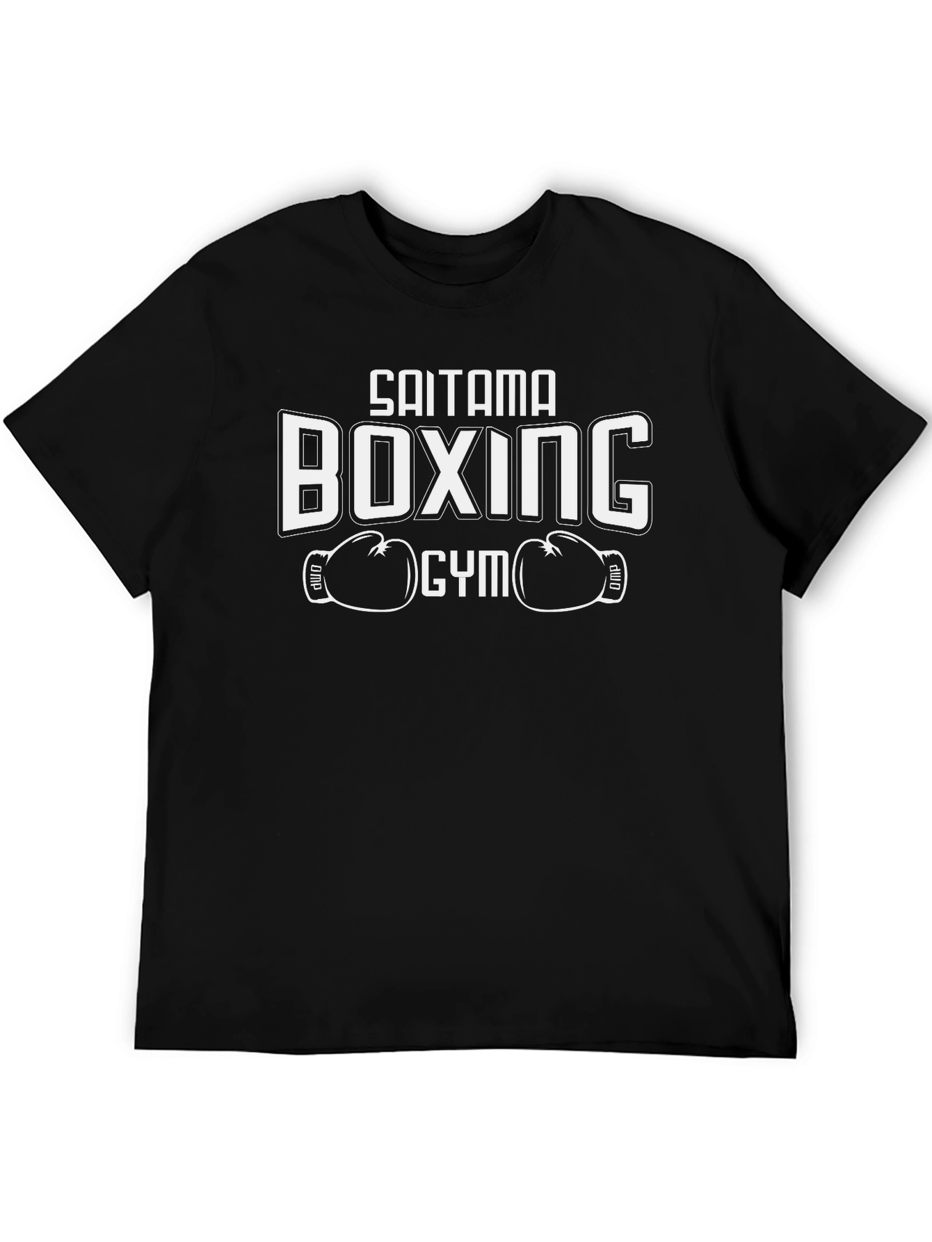 Saitama Boxing Gym Black Graphic Tee