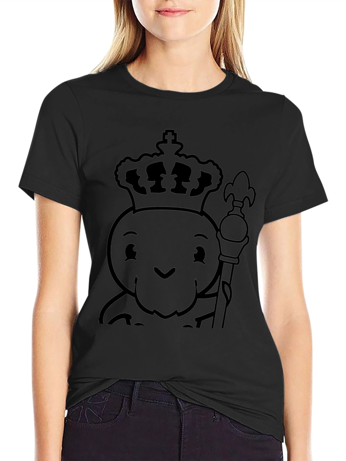 King Octopus Graphic Tee - Black