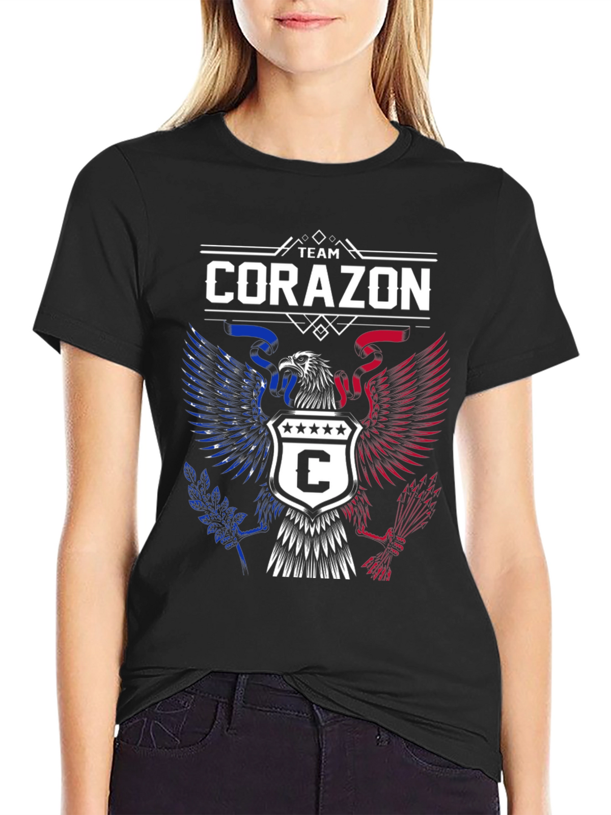 Team Corazon Graphic Print T-Shirt