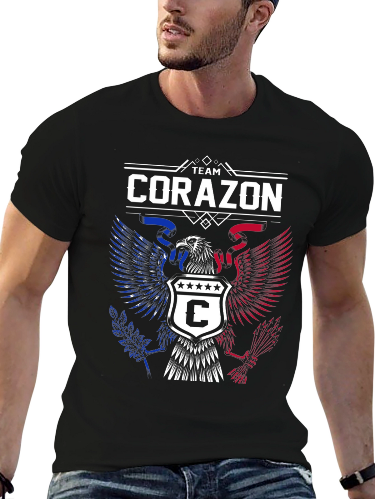 Team Corazon Graphic Print T-Shirt