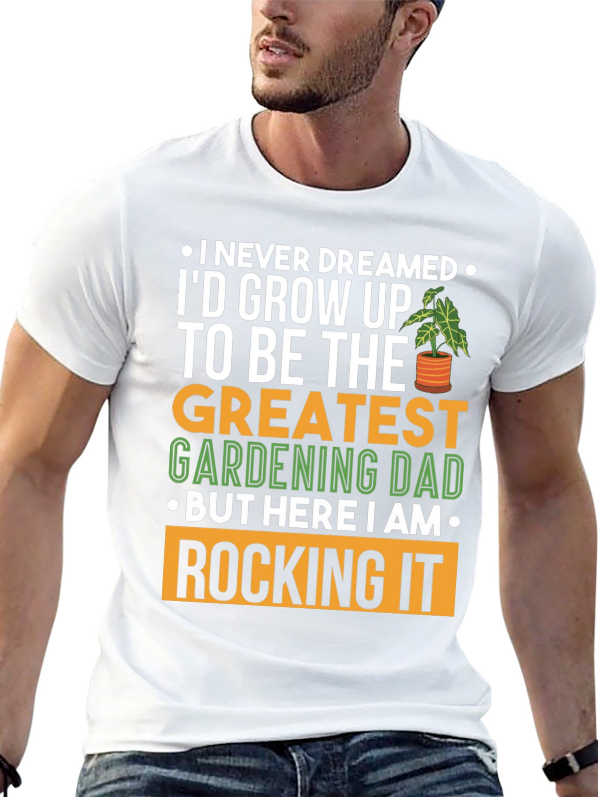 Greatest Gardening Dad T-Shirt