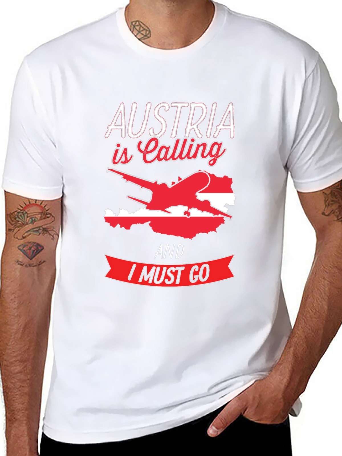 Austria Calling Graphic Tee