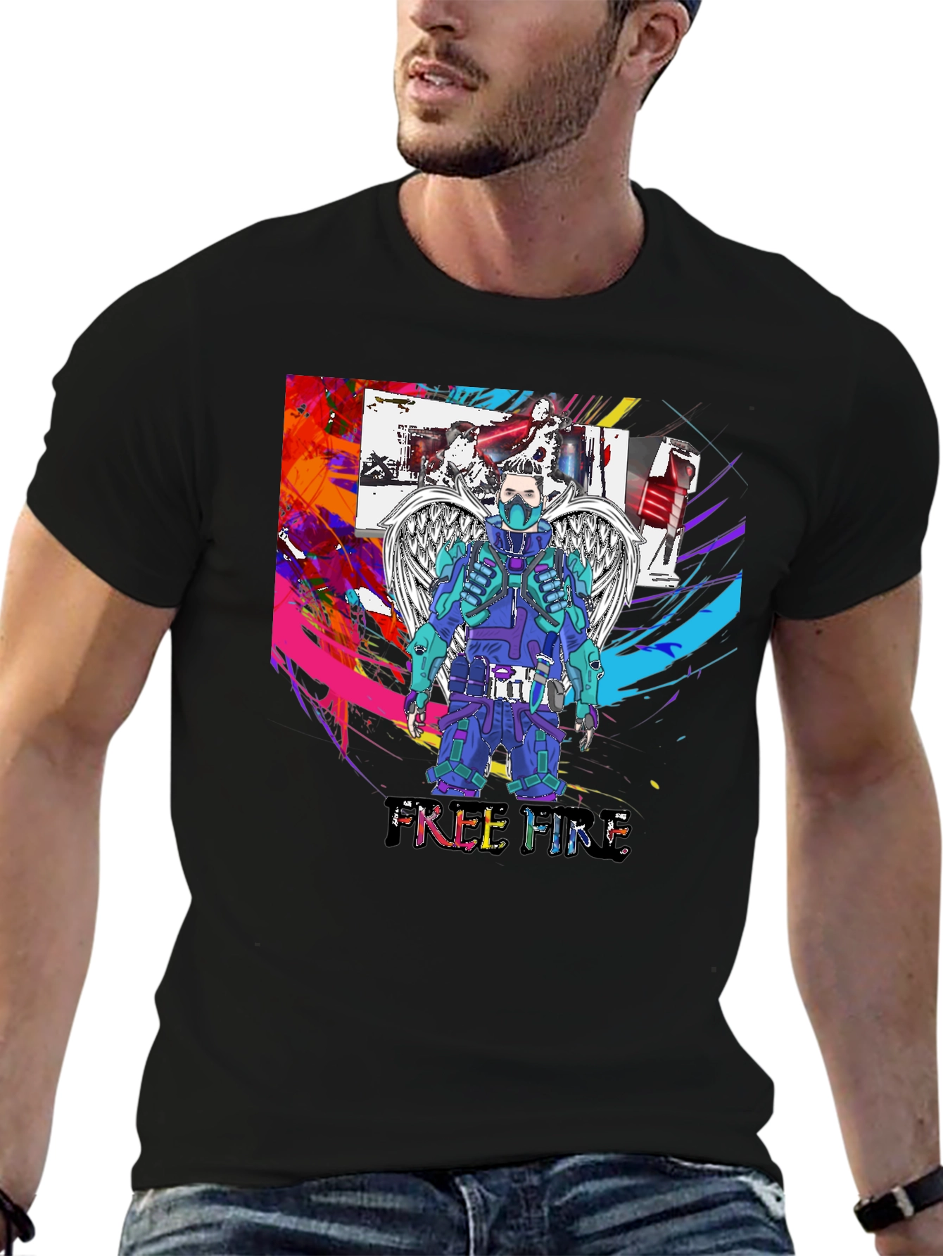 Free Fire Graphic Tee
