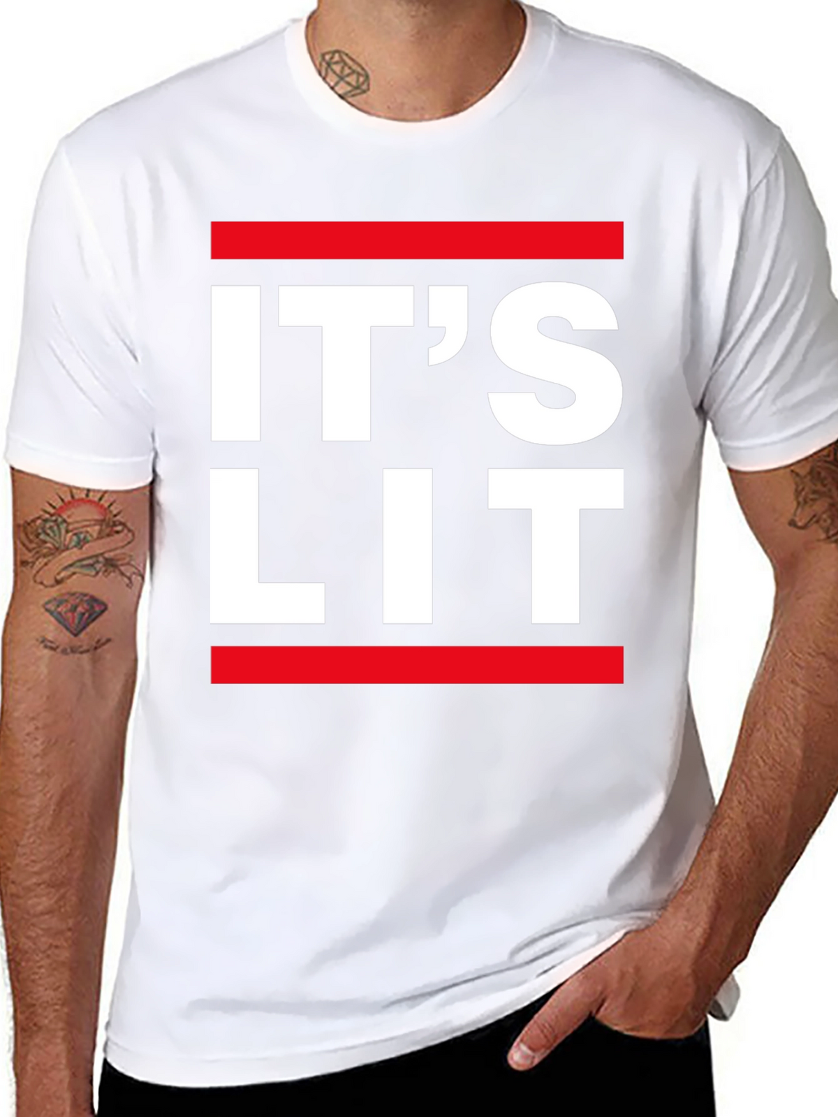 Its Lit T-Shirt - Trendy Graphic Tee