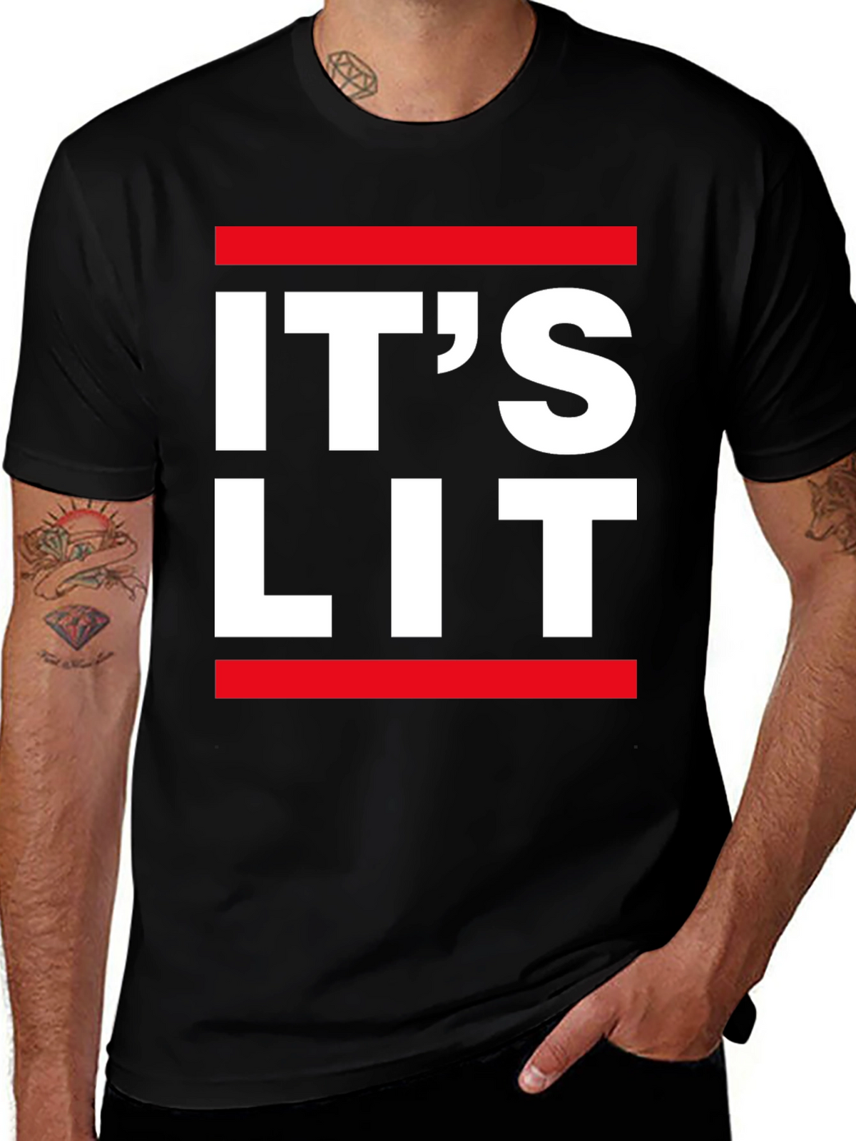 Its Lit T-Shirt - Trendy Graphic Tee