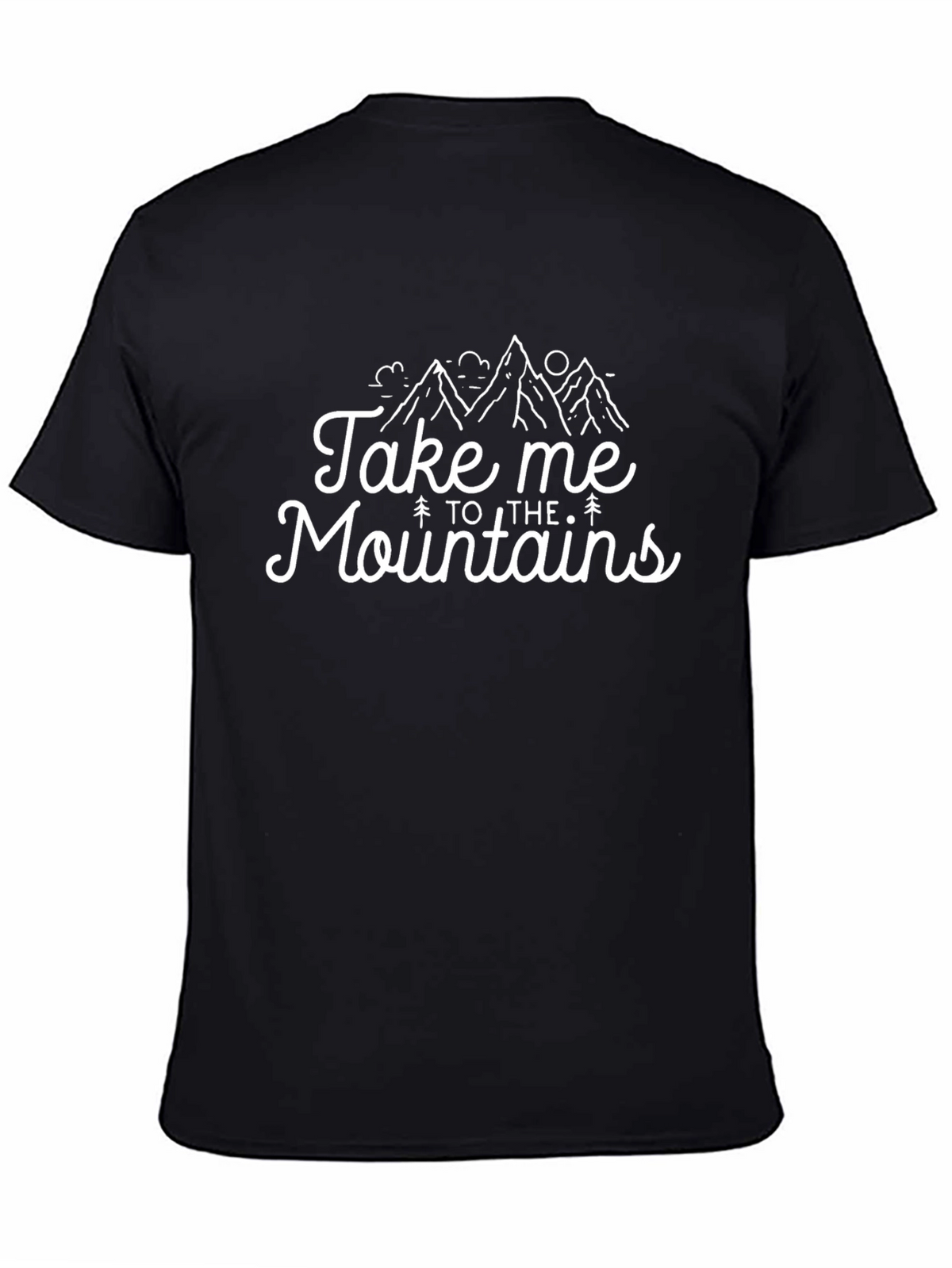 Take Me to the Mountains Graphic Tee - Black