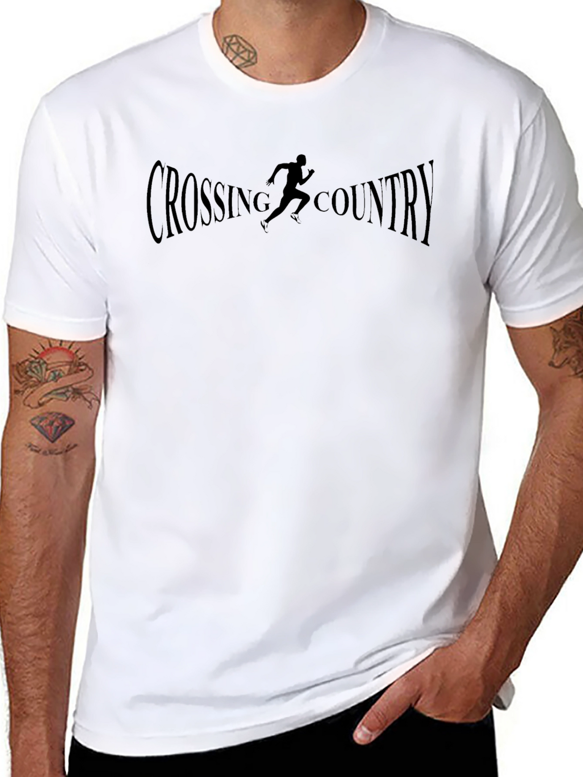 Cross Country Runner Graphic T-Shirt