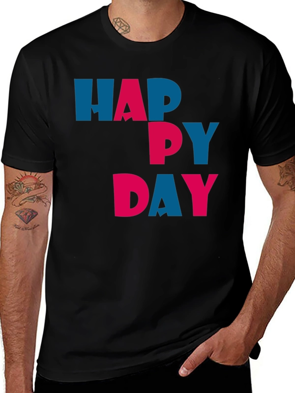 Happy Day Graphic Tee - Unisex Soft Cotton T-Shirt