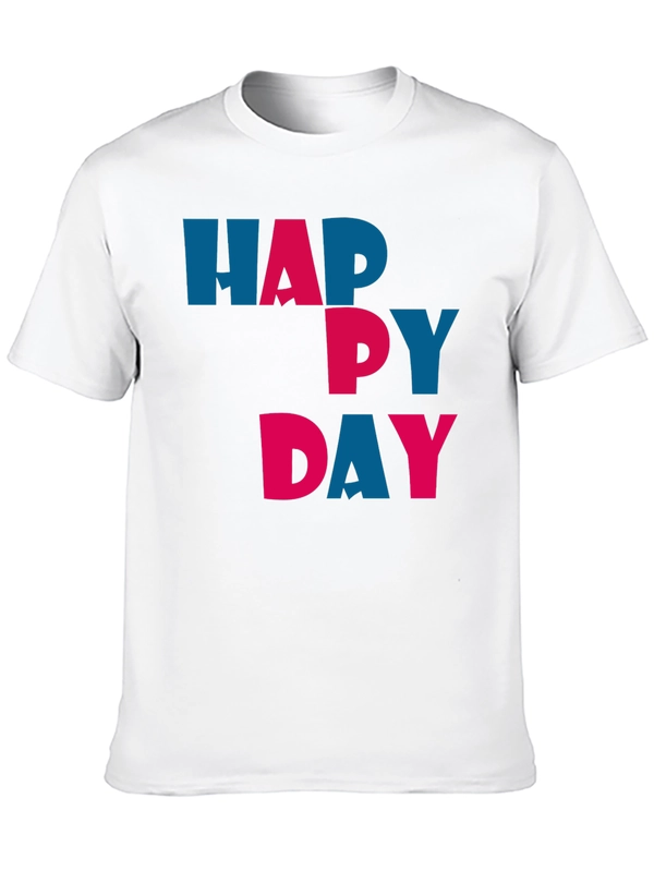 Happy Day Graphic Tee - Unisex Soft Cotton T-Shirt