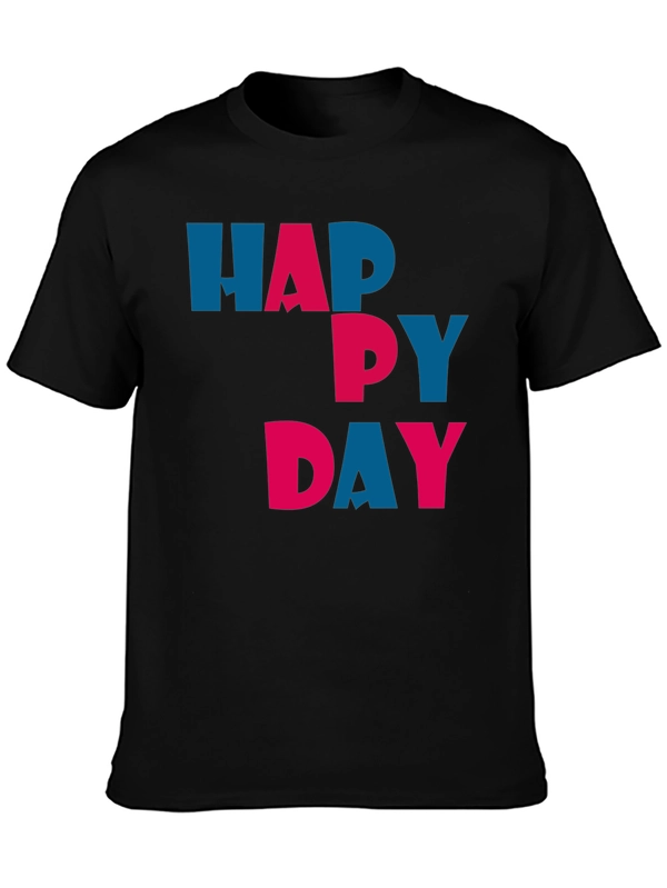Happy Day Graphic Tee - Unisex Soft Cotton T-Shirt